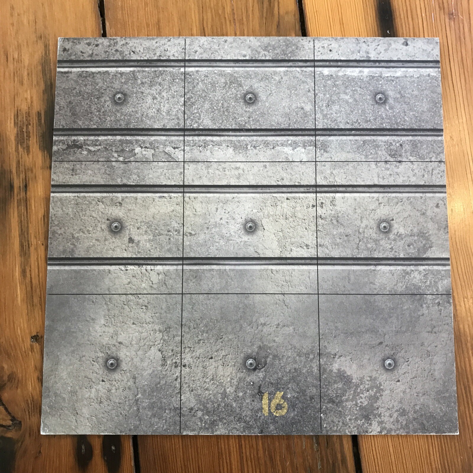 Set Lot 8 Dust Tactics 11” Metal Concrete Landing Strip Games Boards