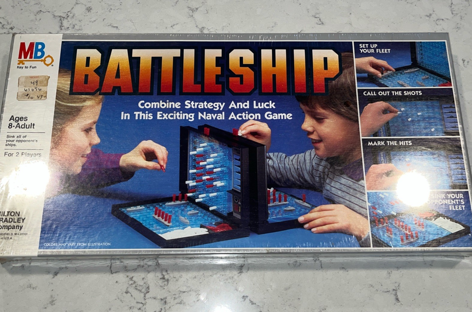 Sealed Box 1984 Vintage Battleship Board Game Classic 1984 Milton Bradley NEW!