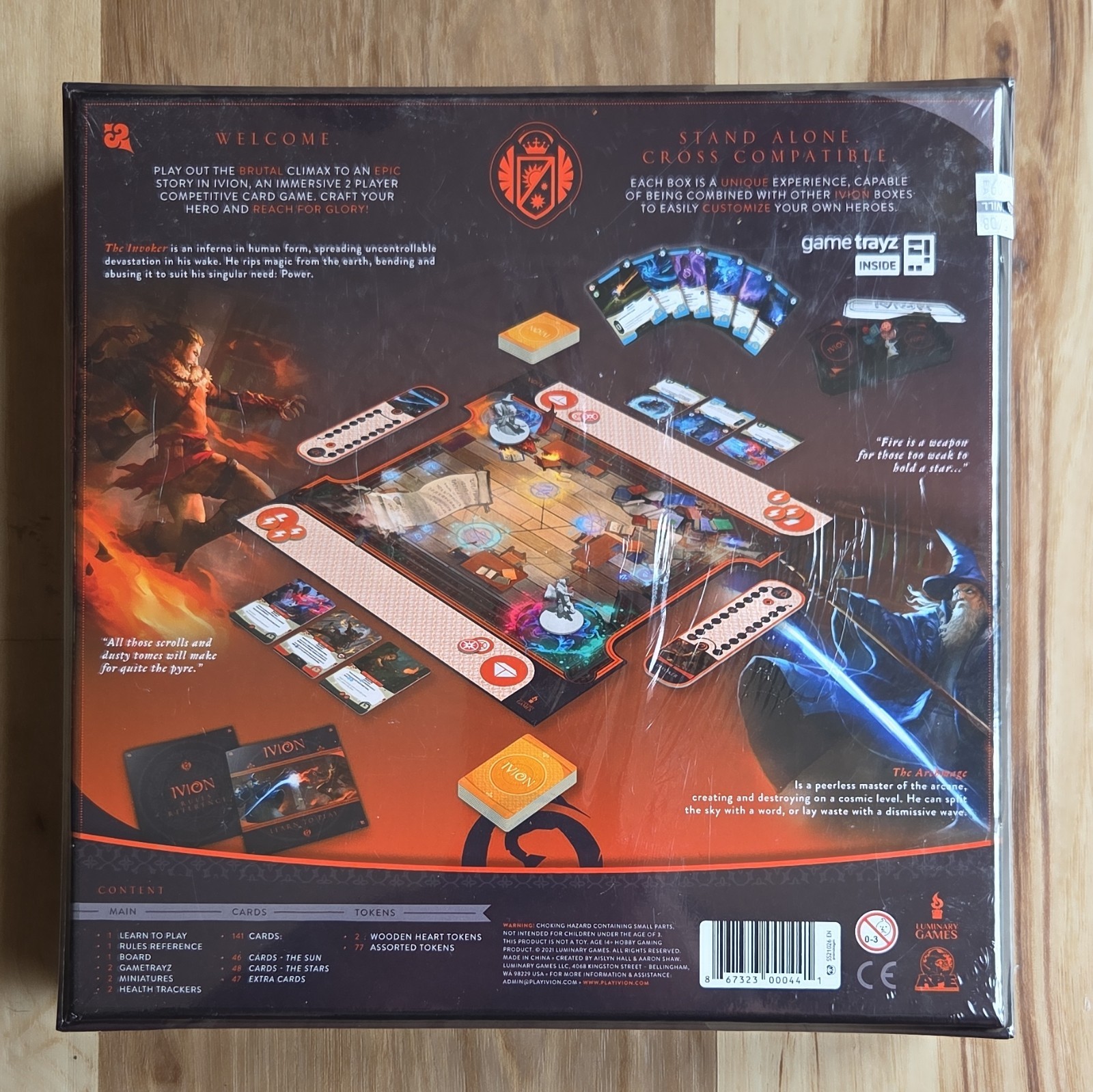 Luminary Games Ivion: The Sun & The Stars Stand Alone Card Game, 2 Player