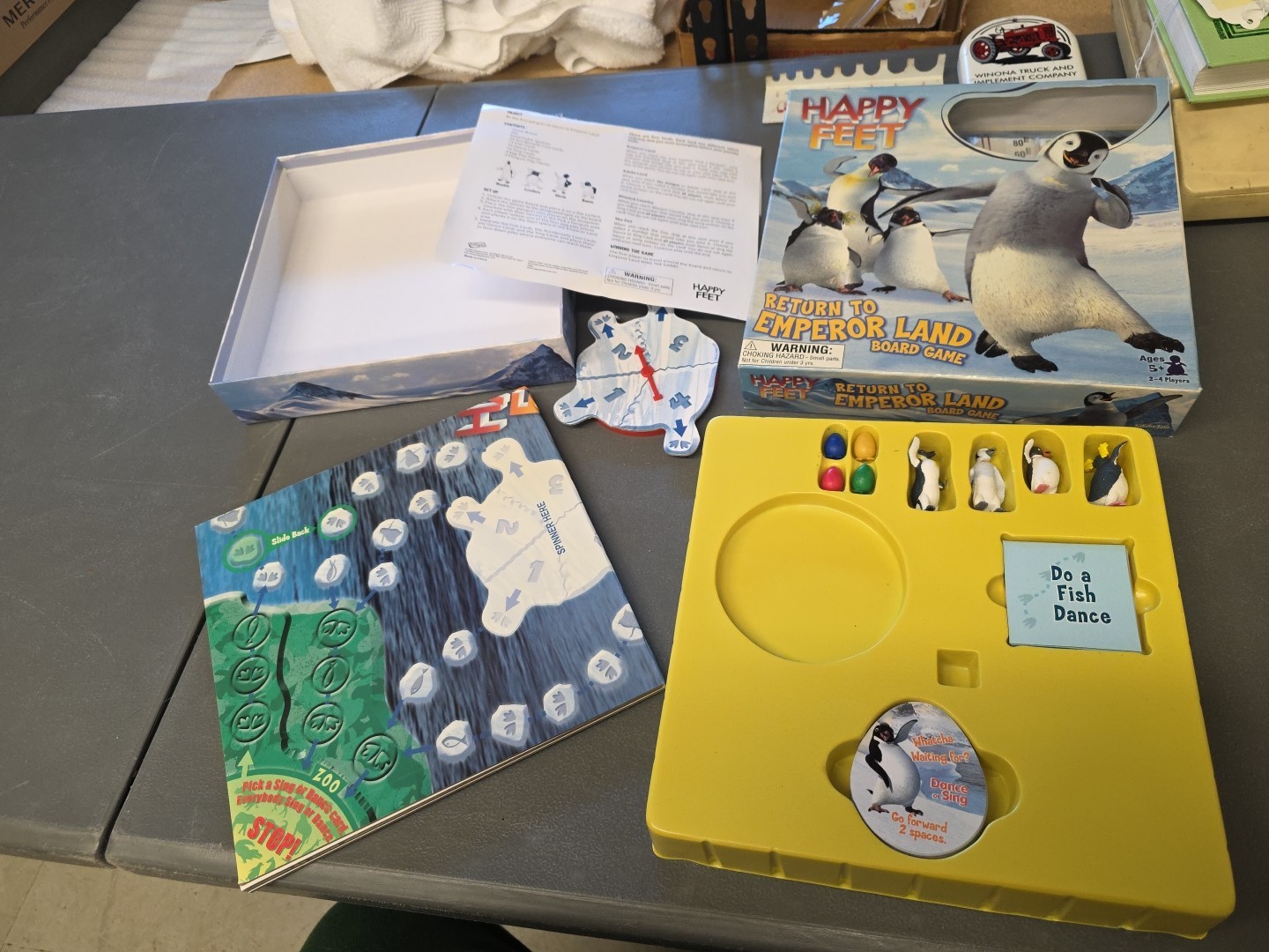 Happy Feet Sababa Toys Return to Emperor Land Board Game Brand Ages 5+