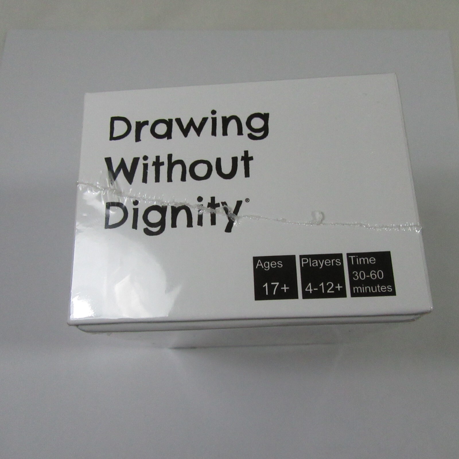 Drawing Without Dignity Game Uncensored Sketches Ages 17 4-12 Players Sealed