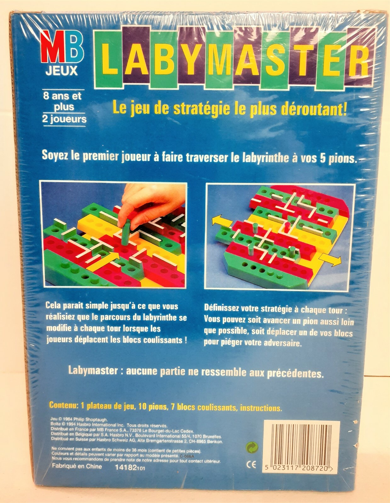 NEW Labymaster Strategy Maze Board Game French Shuttles Hasbro MB 1994 SEALED