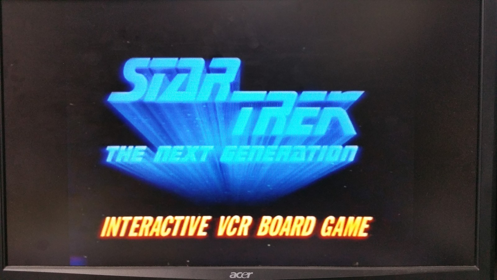 Star Trek The Next Generation A Klingon Challenge Board Game DVD (VHS Version)