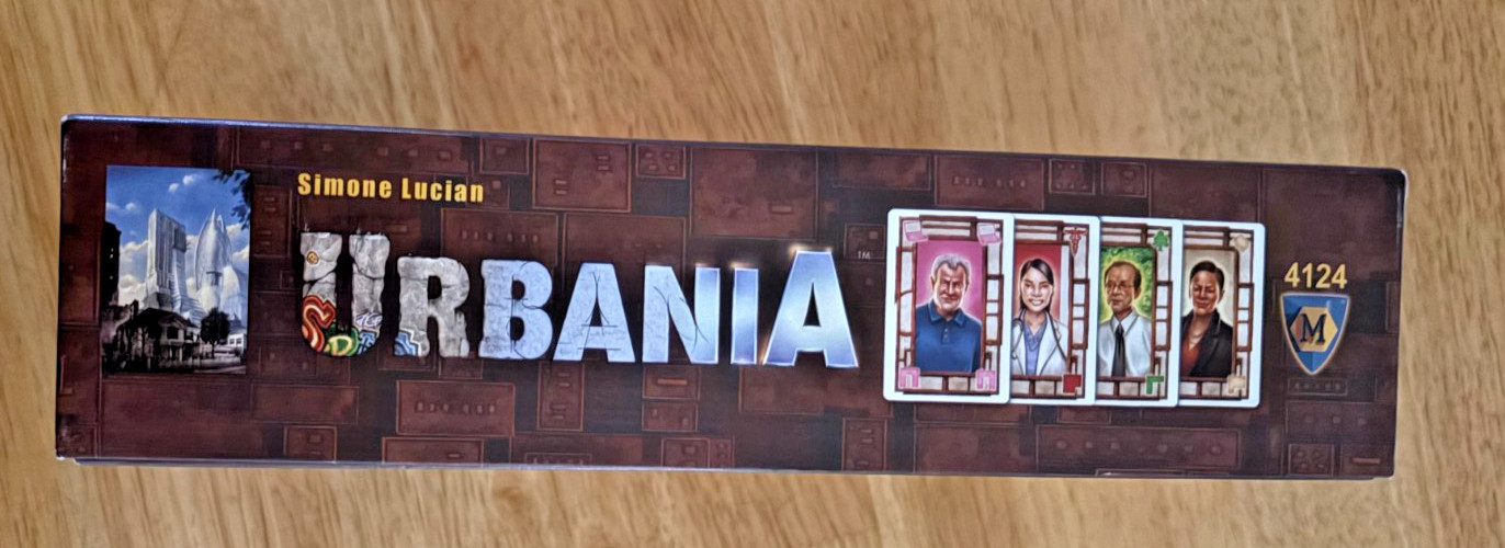 Look 👀 Urbania Board Game by Simone Lucian Mayfair Games 2012 Game