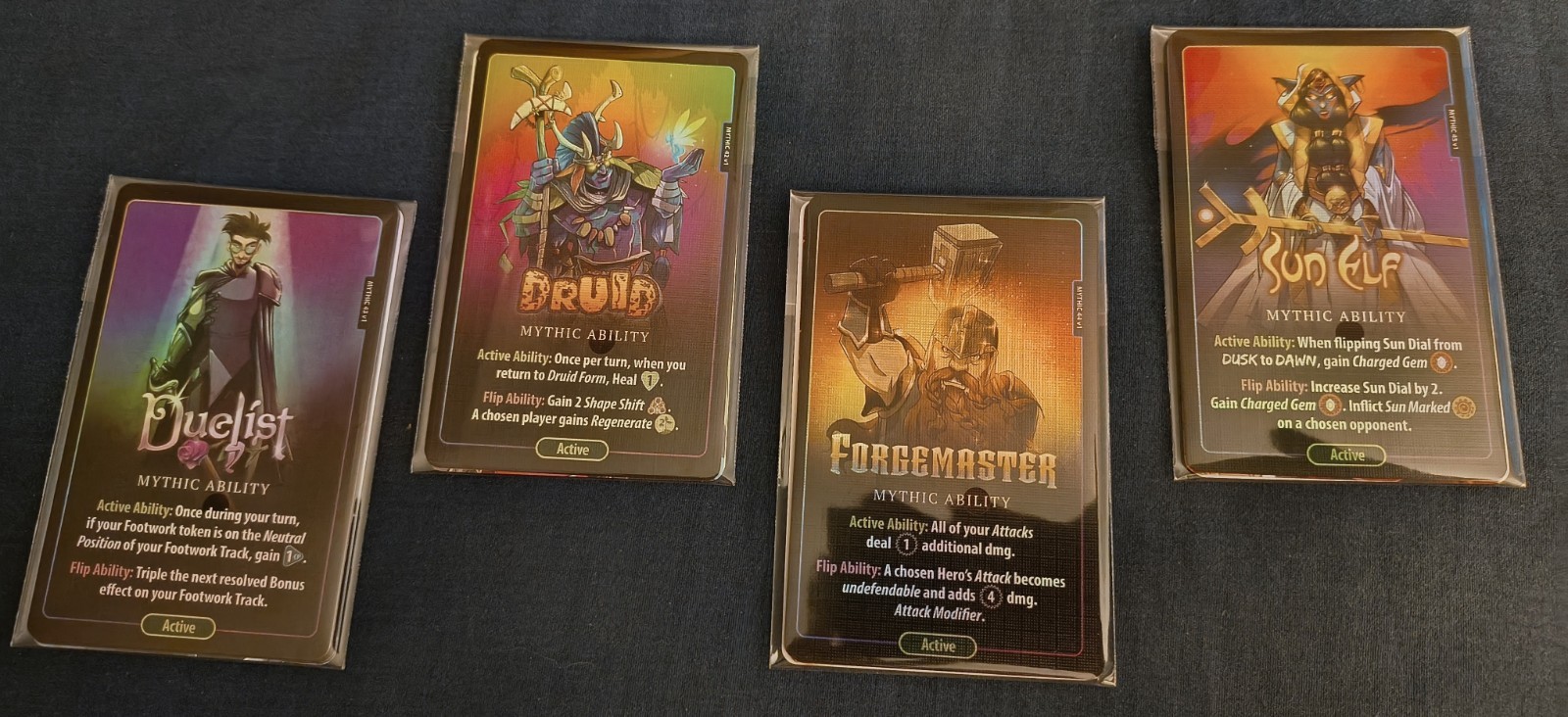 Dice Throne Vanguard -Promo Packs- FULL SET 4 HEROES