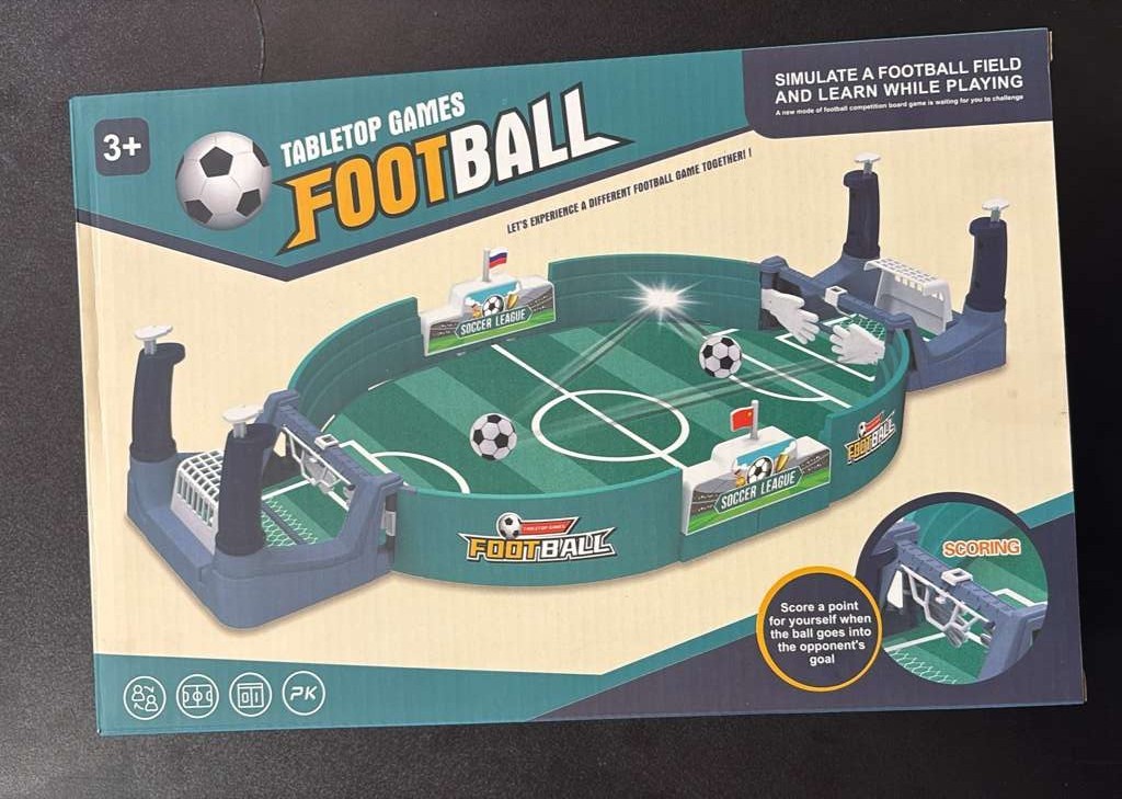 Tabletop Football Game Kids Soccer Board Game Interactive Fun Toy Set