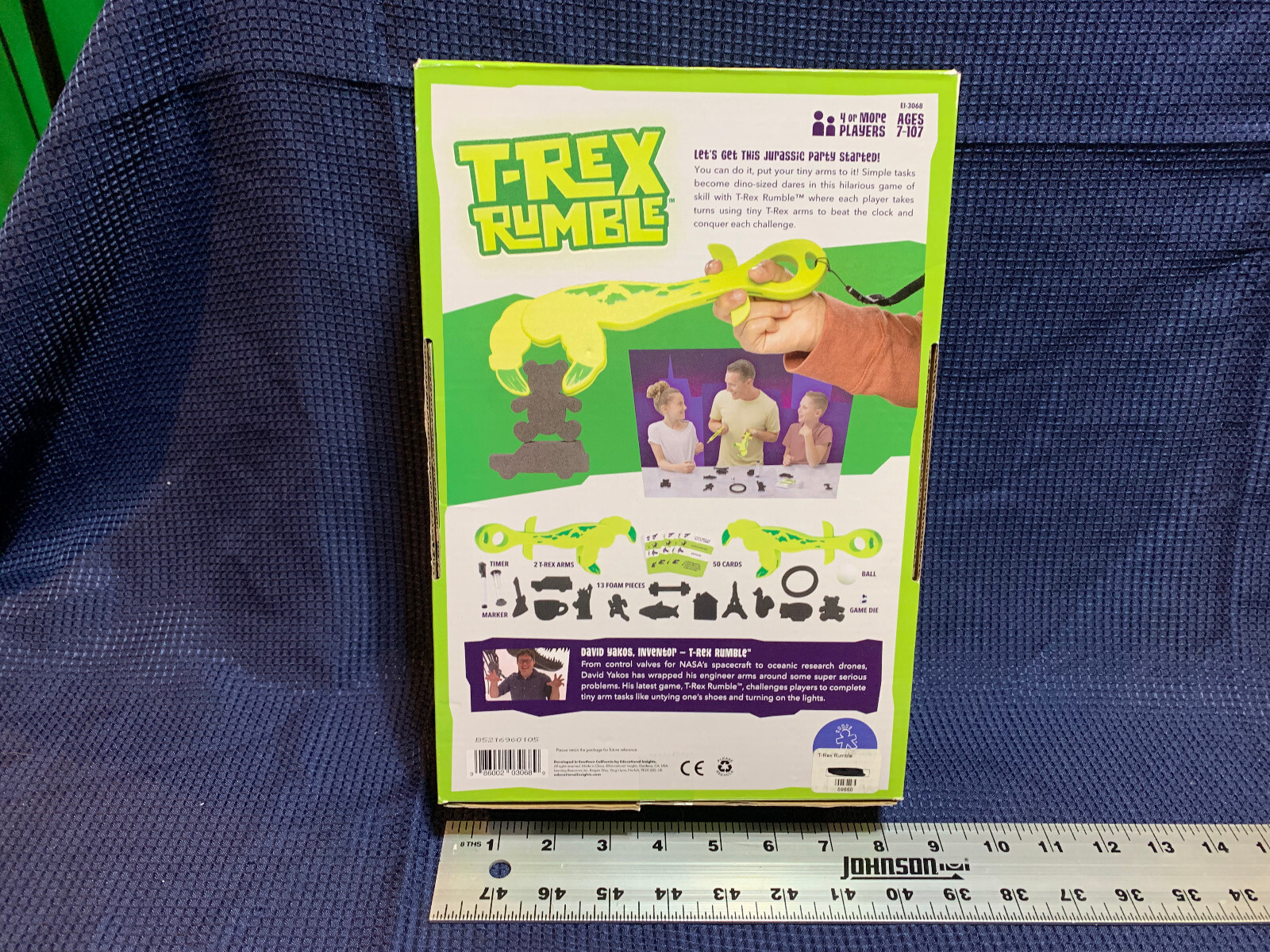 Educational Insights T-Rex Rumble Challenge Game with Dinosaur Arms