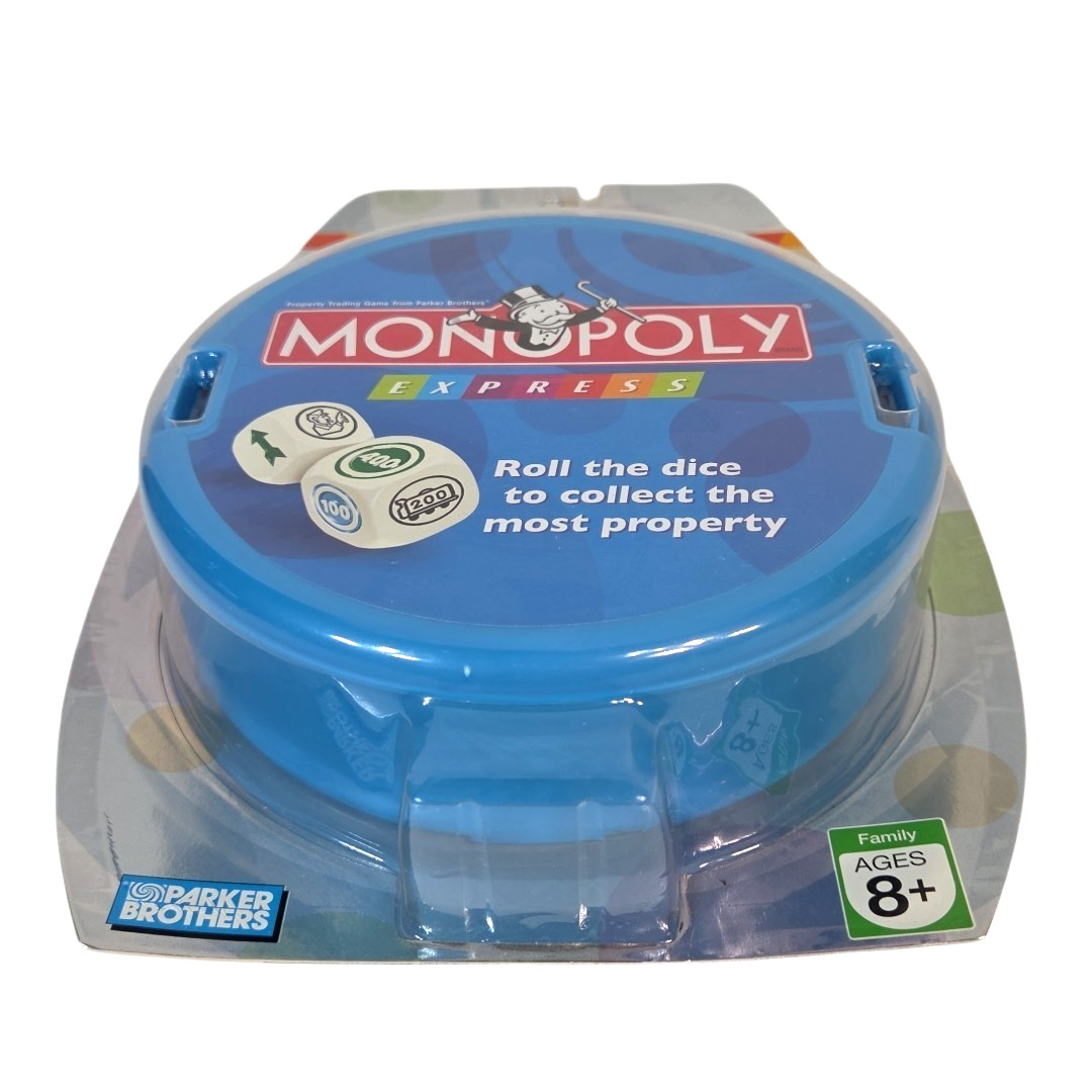 Monopoly Express Game 2007 Parker Brothers Hasbro Portable Travel Dice Game New