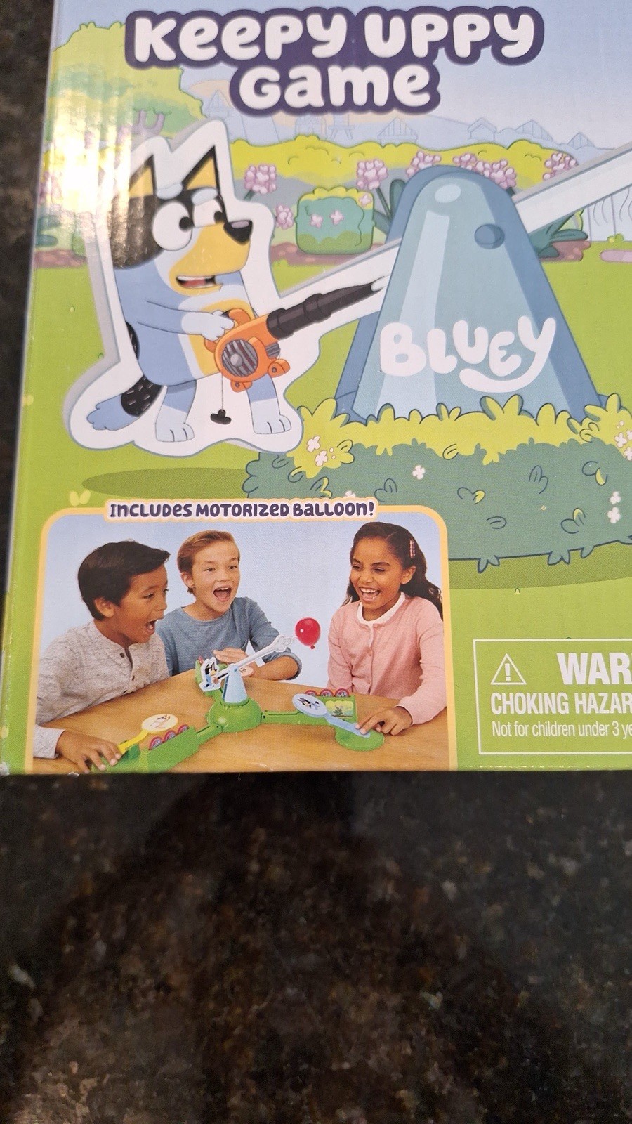 Bluey Keepy Uppy Game Motorized Balloon Action Family Board Game Moose Toys NEW