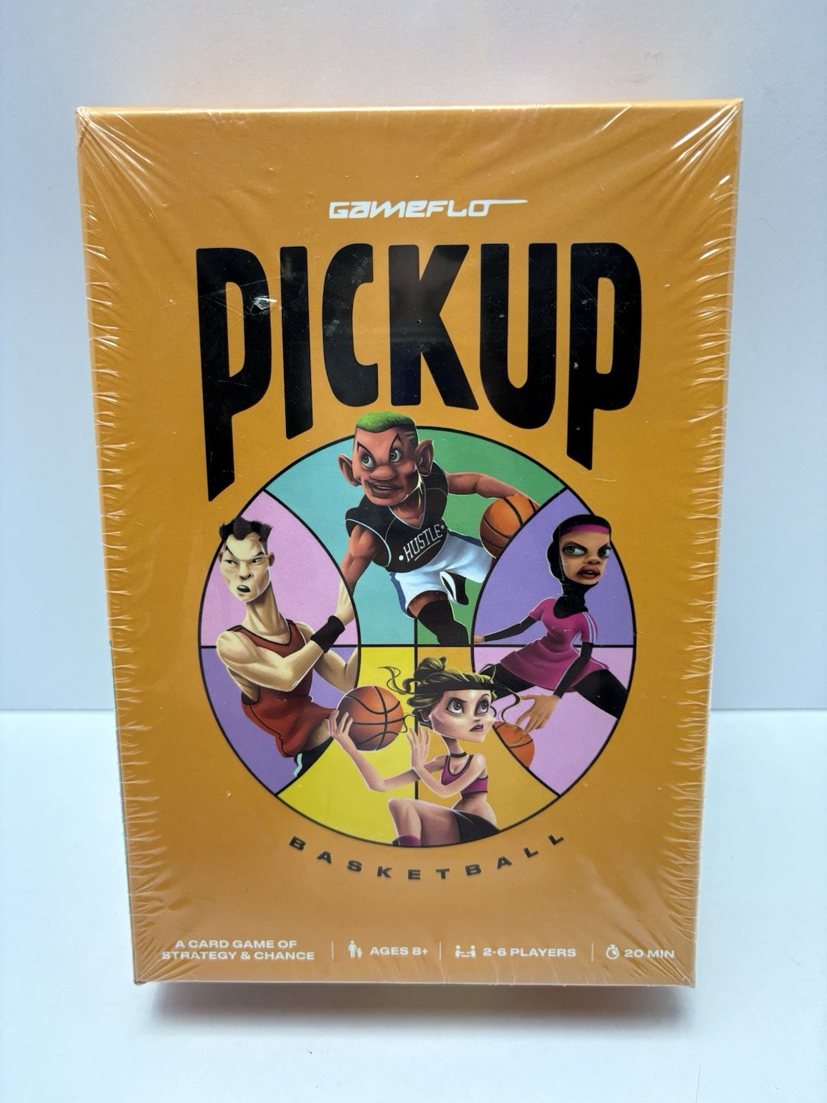 Gameflo Pickup Basketball Card Game Of Strategy Ages 8+ 2 – 6 Players NIP Sealed
