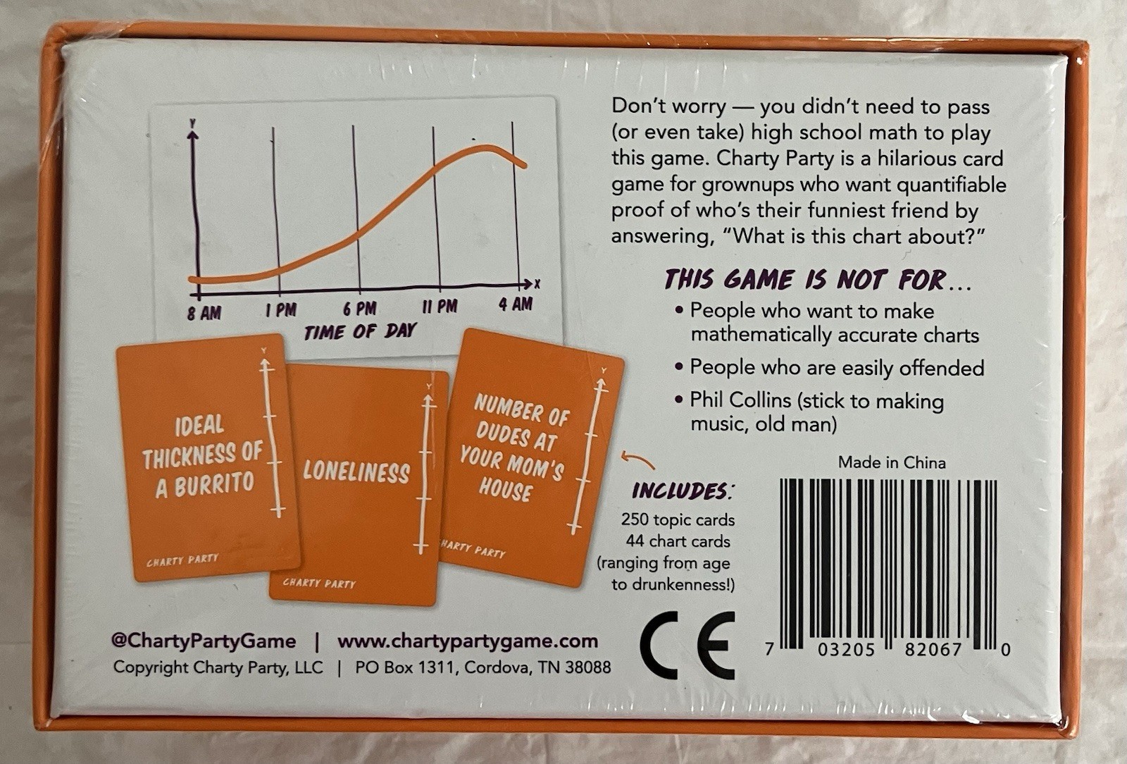 Charty Party The Game of Absurdly Funny Charts Adult Card Game