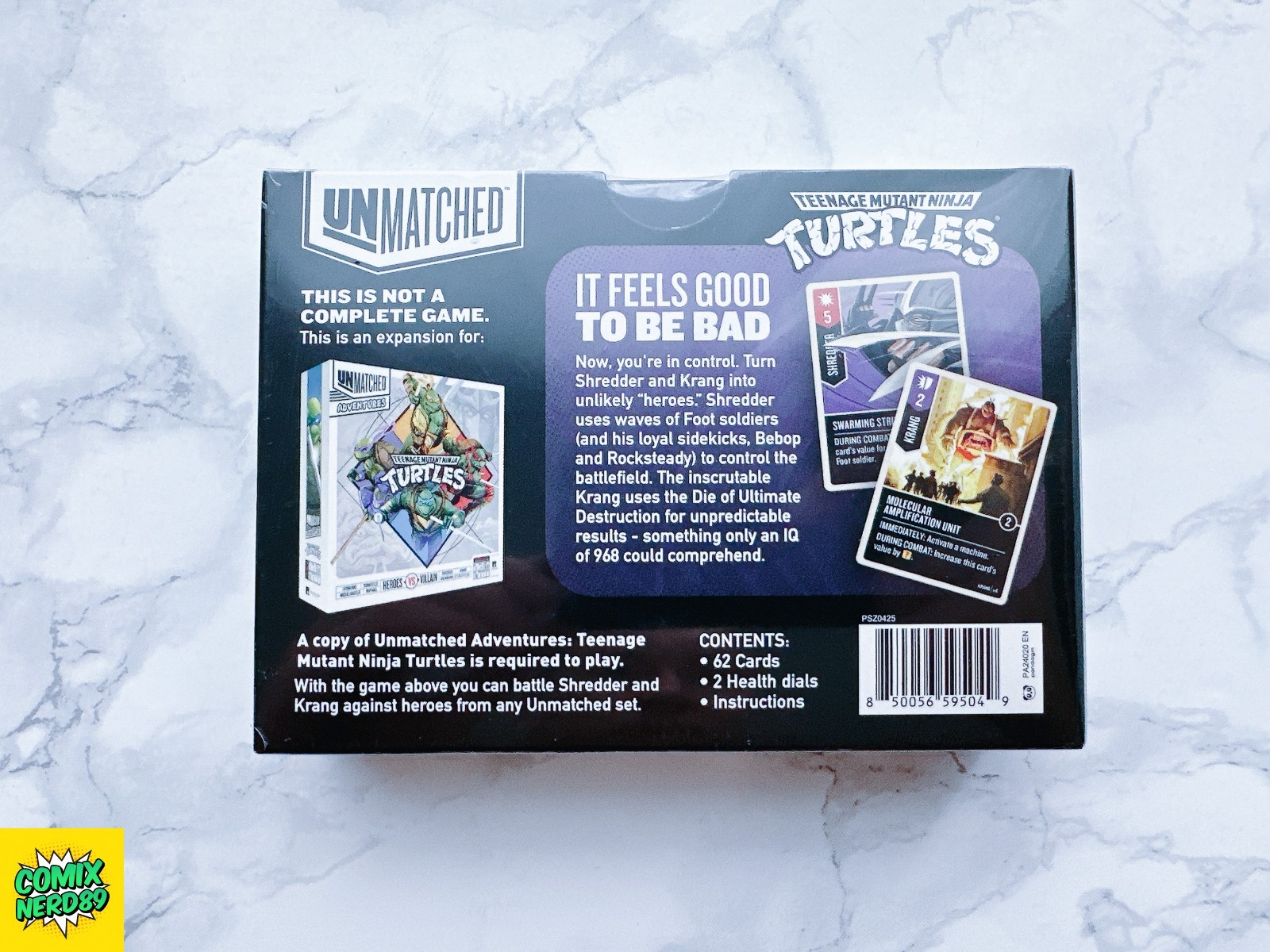 UnMatched Adv TEENAGE MUTANT NINJA TURTLES Kickstarter XL Ultimate Supreme NEW