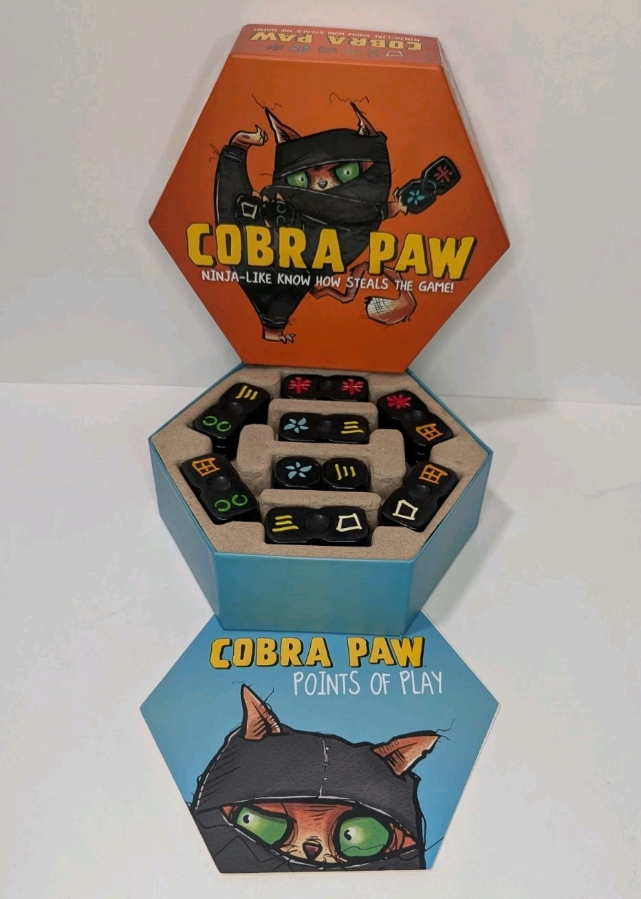 Cobra Paw Ninja Tile Game Bananagrams 2017 Complete / Clean