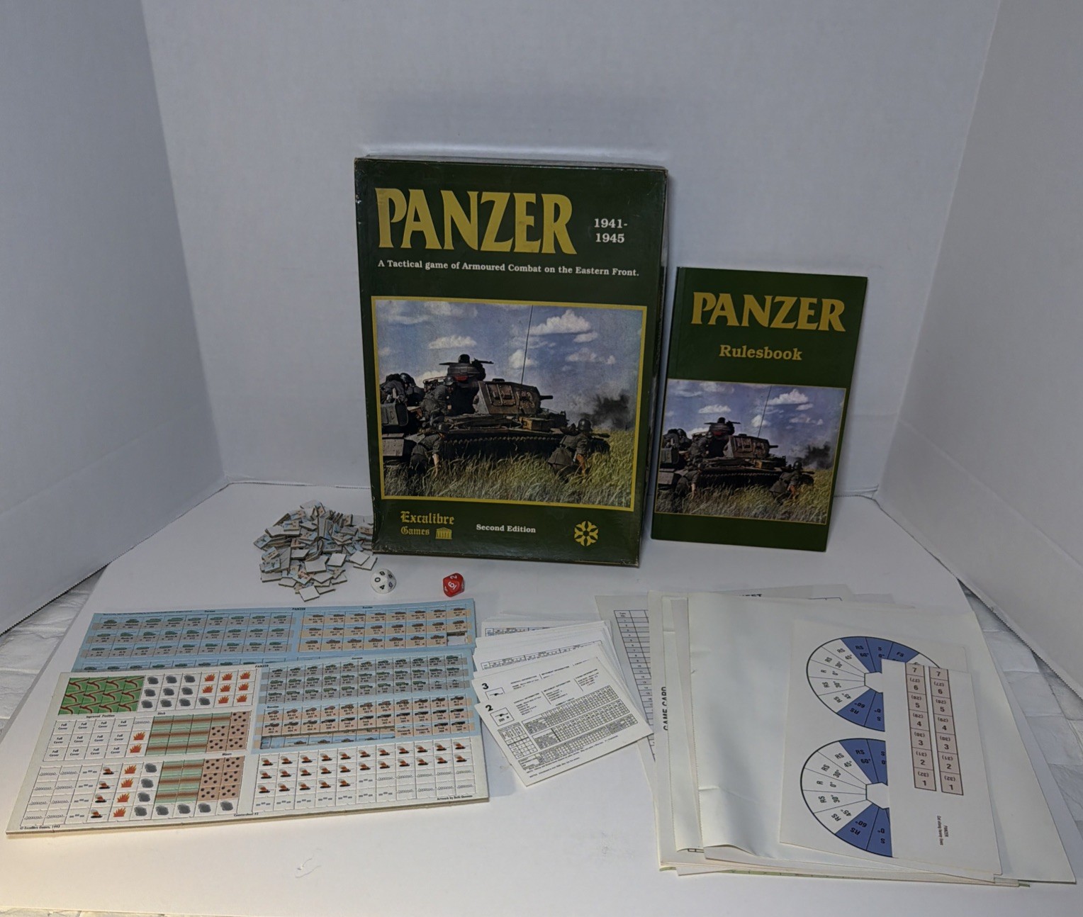 Excalibre Games PANZER 1941-1945 Armored Combat on the Eastern Front VGC See Pic