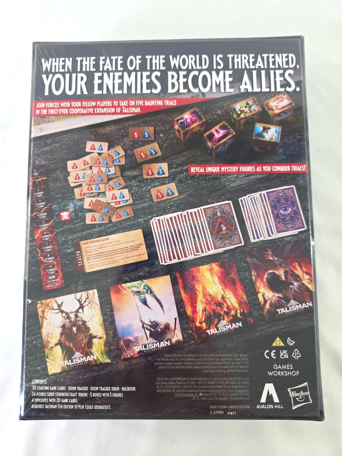Hasbro Gaming Talisman Alliances: Fate Beckons Board Game Expansion Strategy