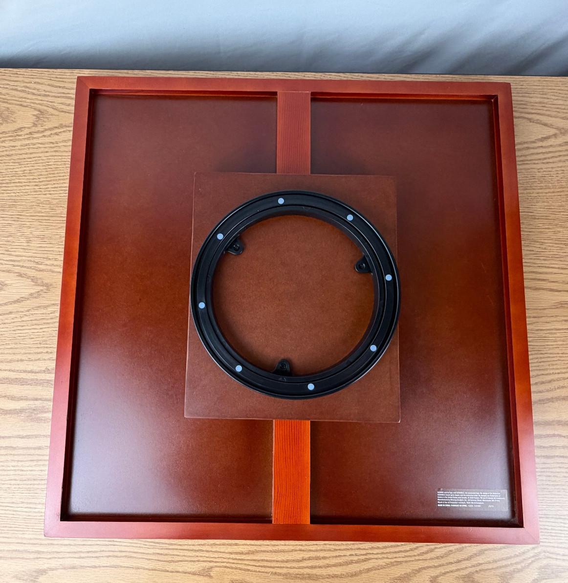 Scrabble Giant Deluxe Wooden Edition Turntable Board Game Open Box Item