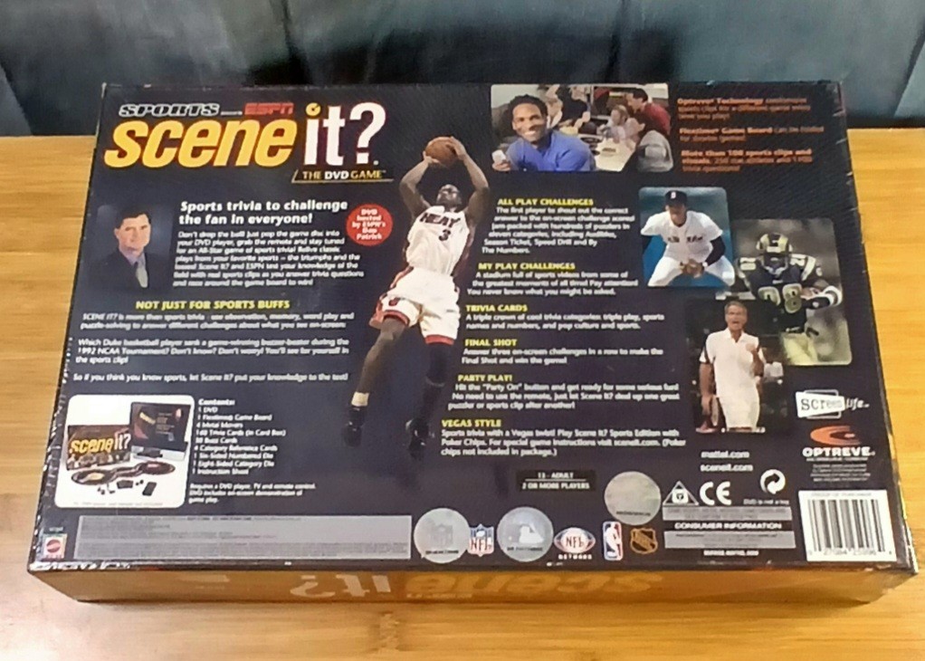 Scene it? ESPN Sports Edition DVD Game Sports Trivia Powered By ESPN Brand new