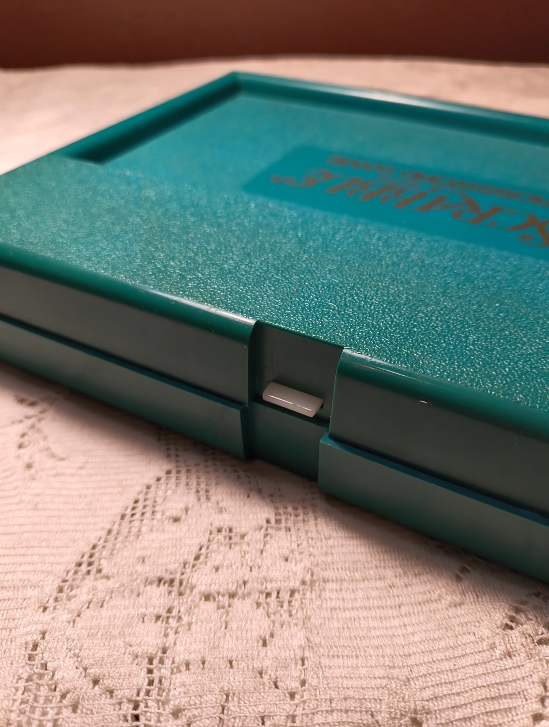 Vintage 1948 Deluxe Scrabble Selchow & Righter Crossword Board Game Folding Case