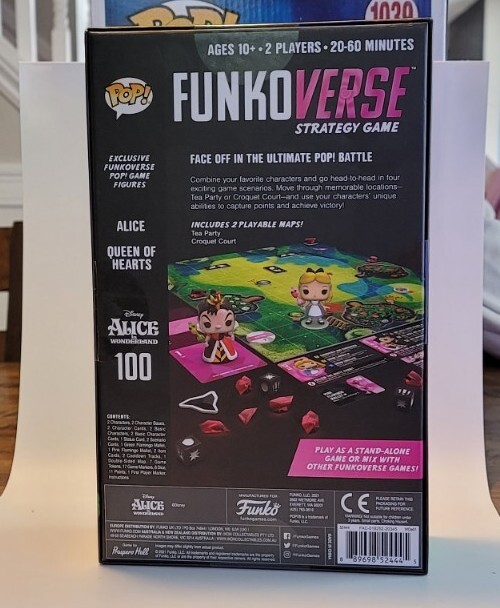 Funkoverse 2021 Alice In Wonderland Disney Strategy Game CHASE FUNKO POP
