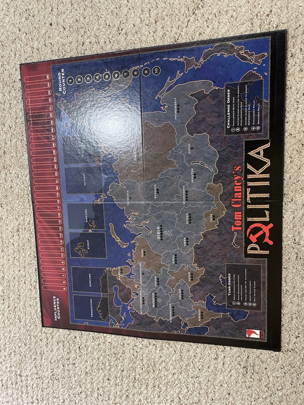 Tom Clancy’s POLITIKA Board Game Red Storm Entertainment – Complete Some Sealed