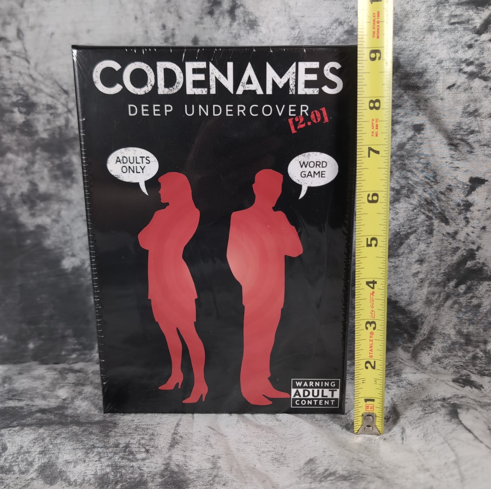 Codenames Deep Undercover Part 2.0 Word Game Adult 18+ Complete Code Names