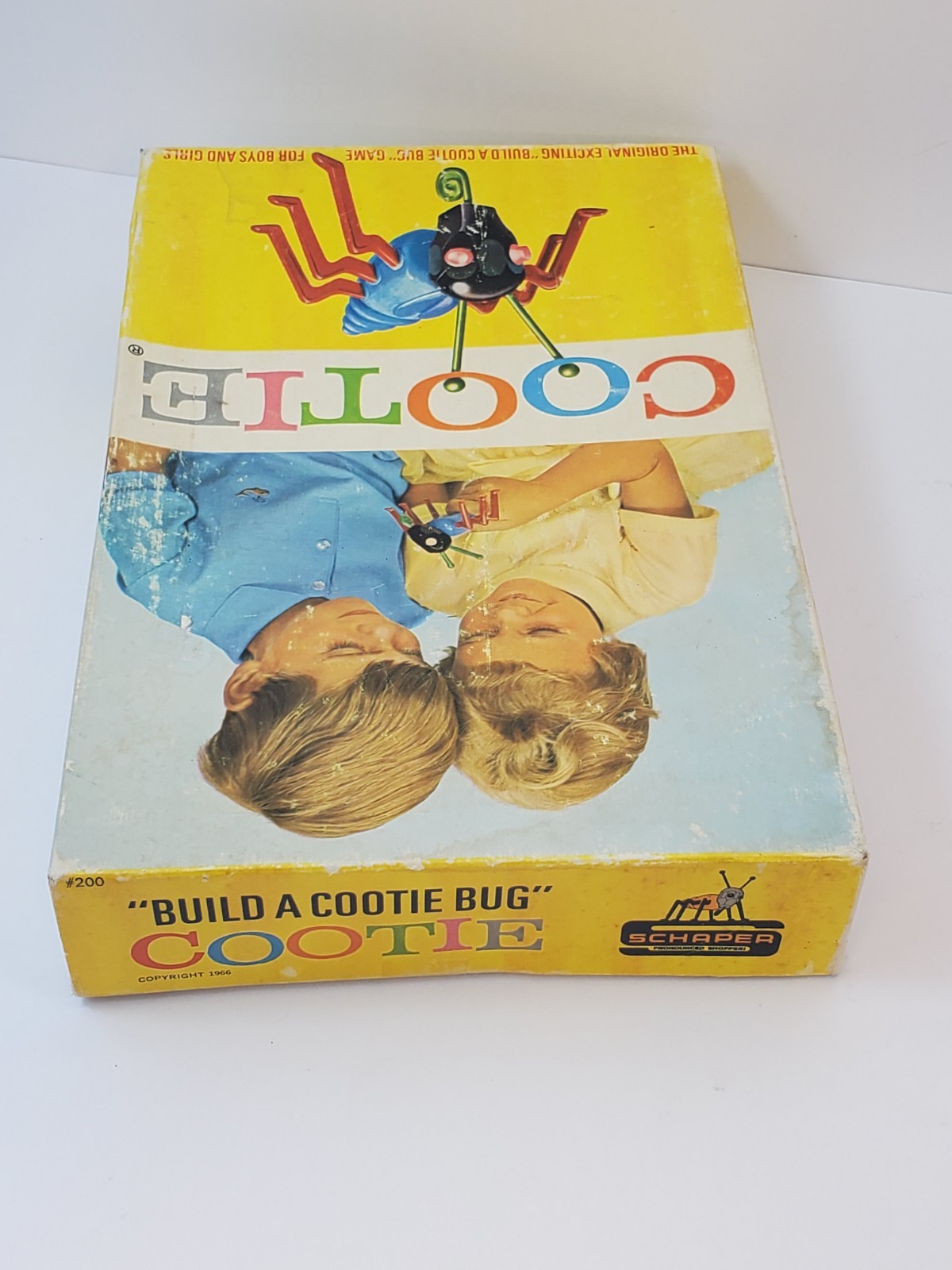 2 Cootie Build A Cootie Bug Games From the 50s & 60s Missing 1 Eye