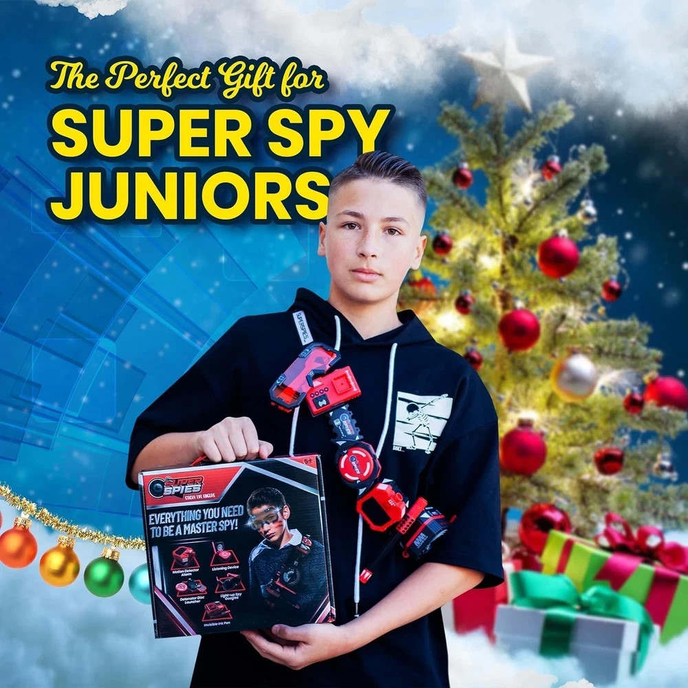 SuperSpies Secret Agent Spymaster Kit – Spy Gear Ninja Toys and Gadgets for K…