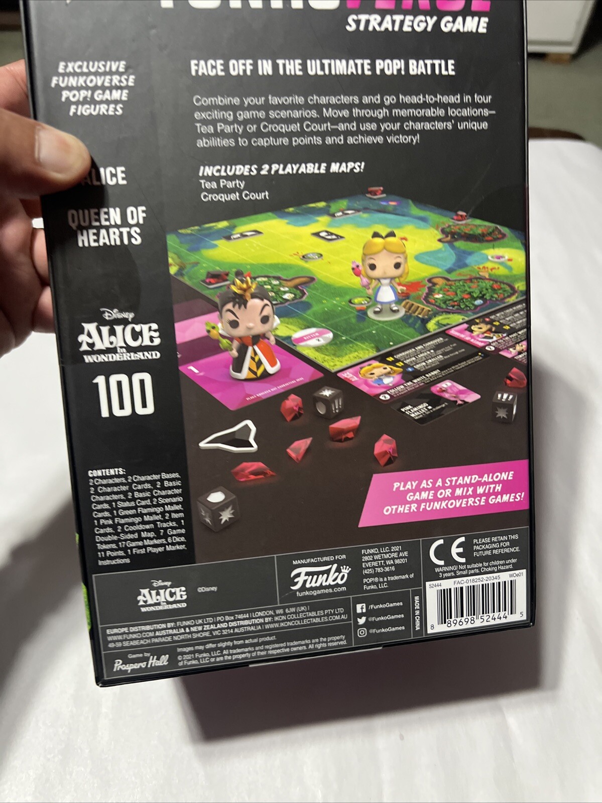 Funkoverse Alice In Wonderland Disney Strategy Game CHASE FUNKO POP 2021 sealed