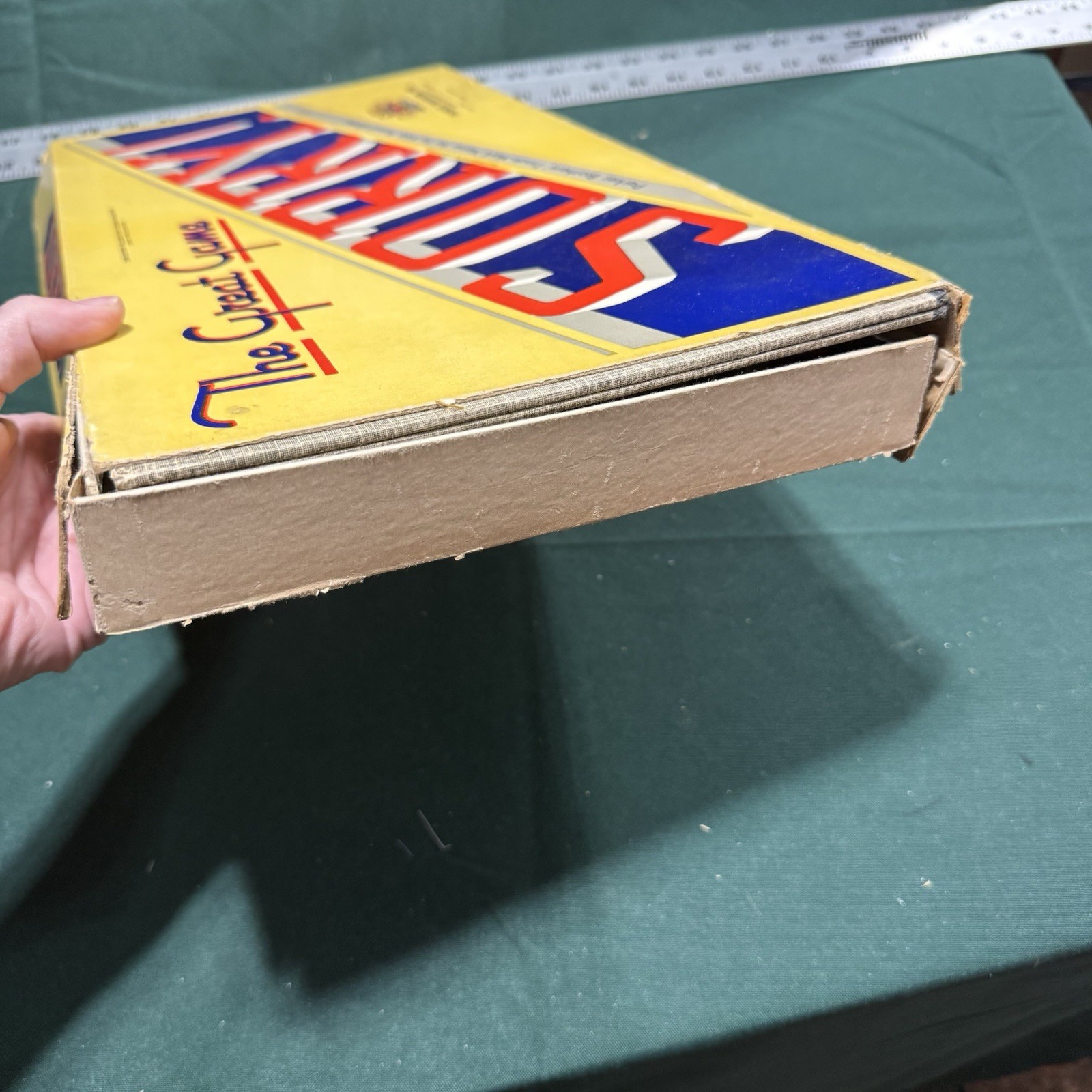 Vintage 1950 SORRY! Game Wood Pieces Cards Parker Brothers Original Board