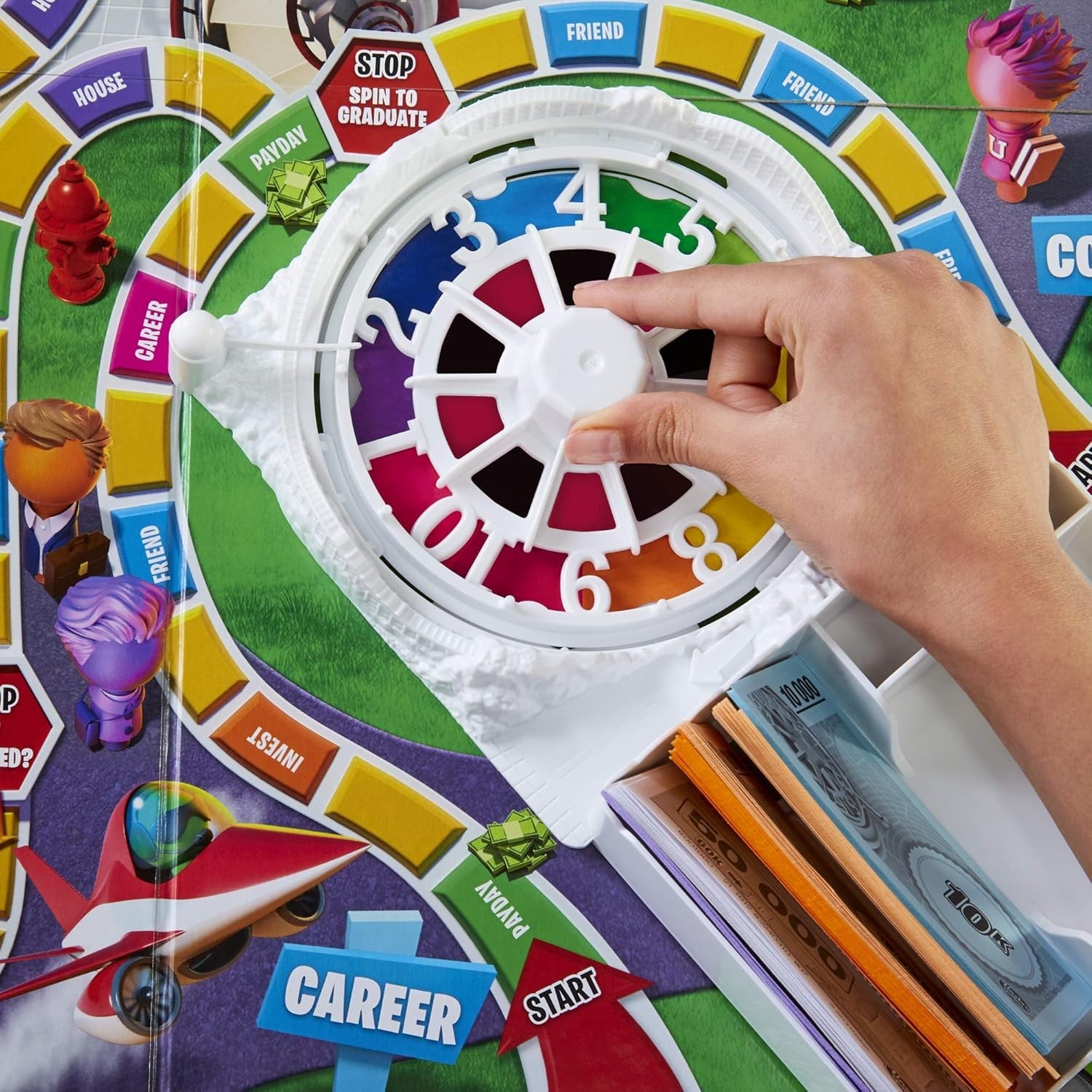 The Game of Life Game, Family Board Game for 2 to 4 Players, for Kids Ages 8