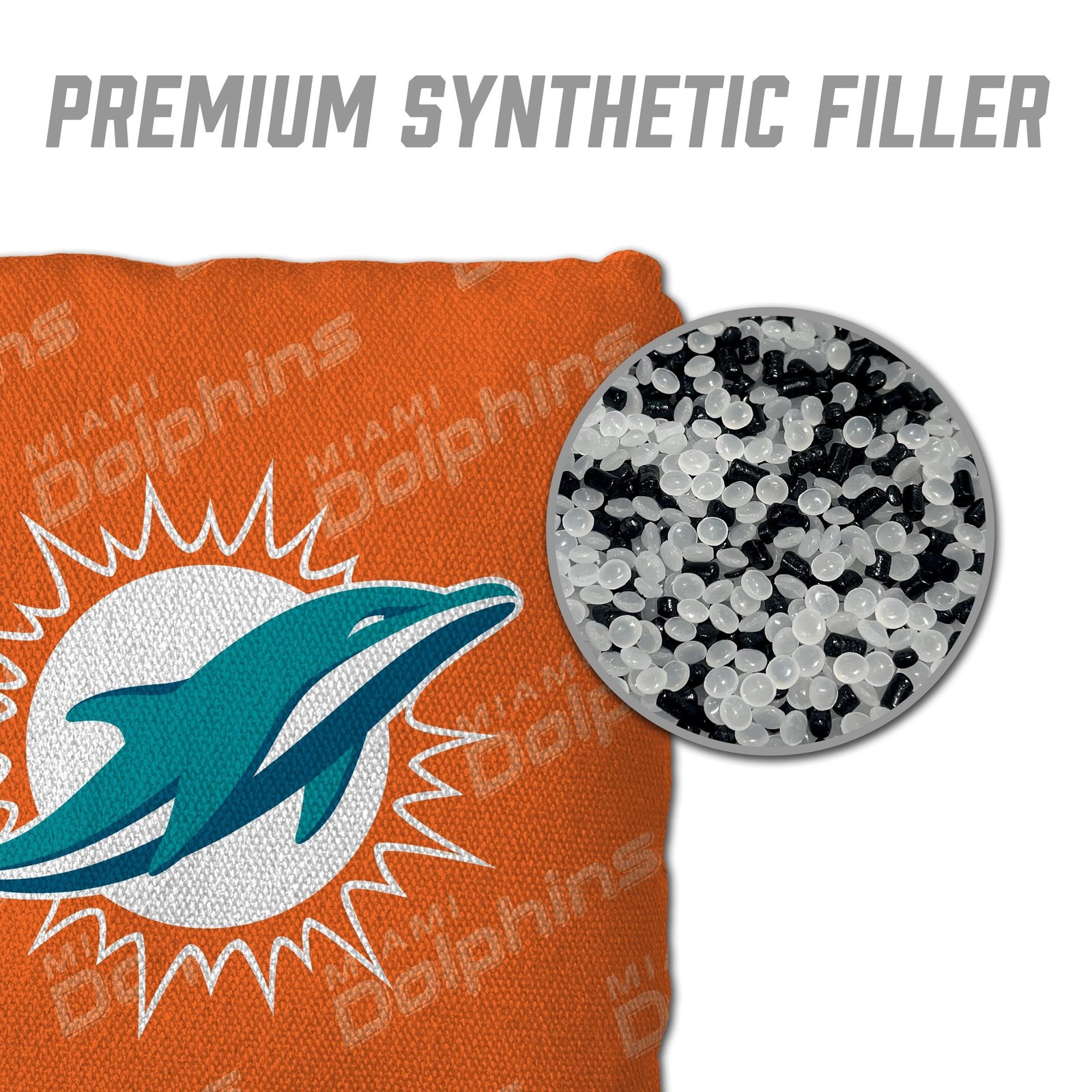 YouTheFanCornhole Bags – 4PK Miami Dolphins Miami Dolphins – Orange
