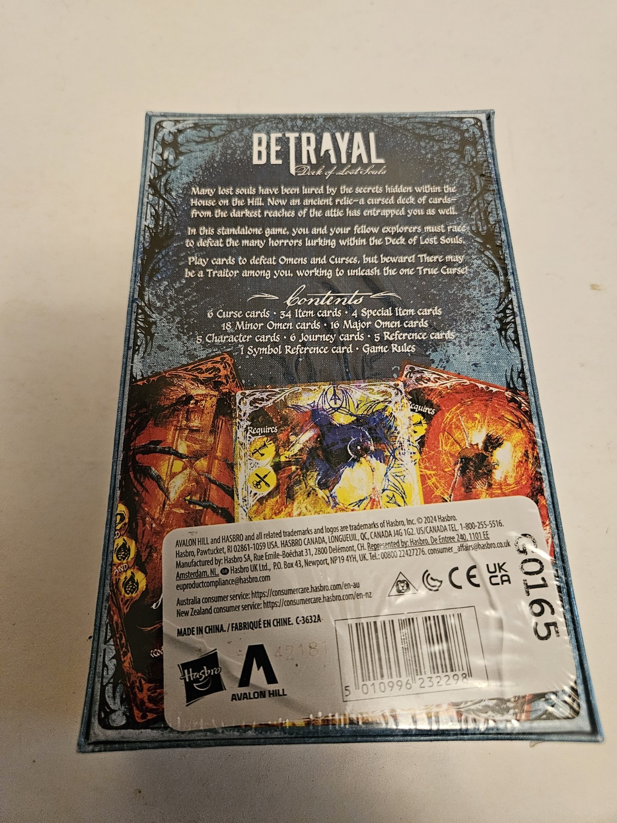 Betrayal Deck of Lost Souls Card Game Tarot-Inspired Secret Roles Game Ages 12+