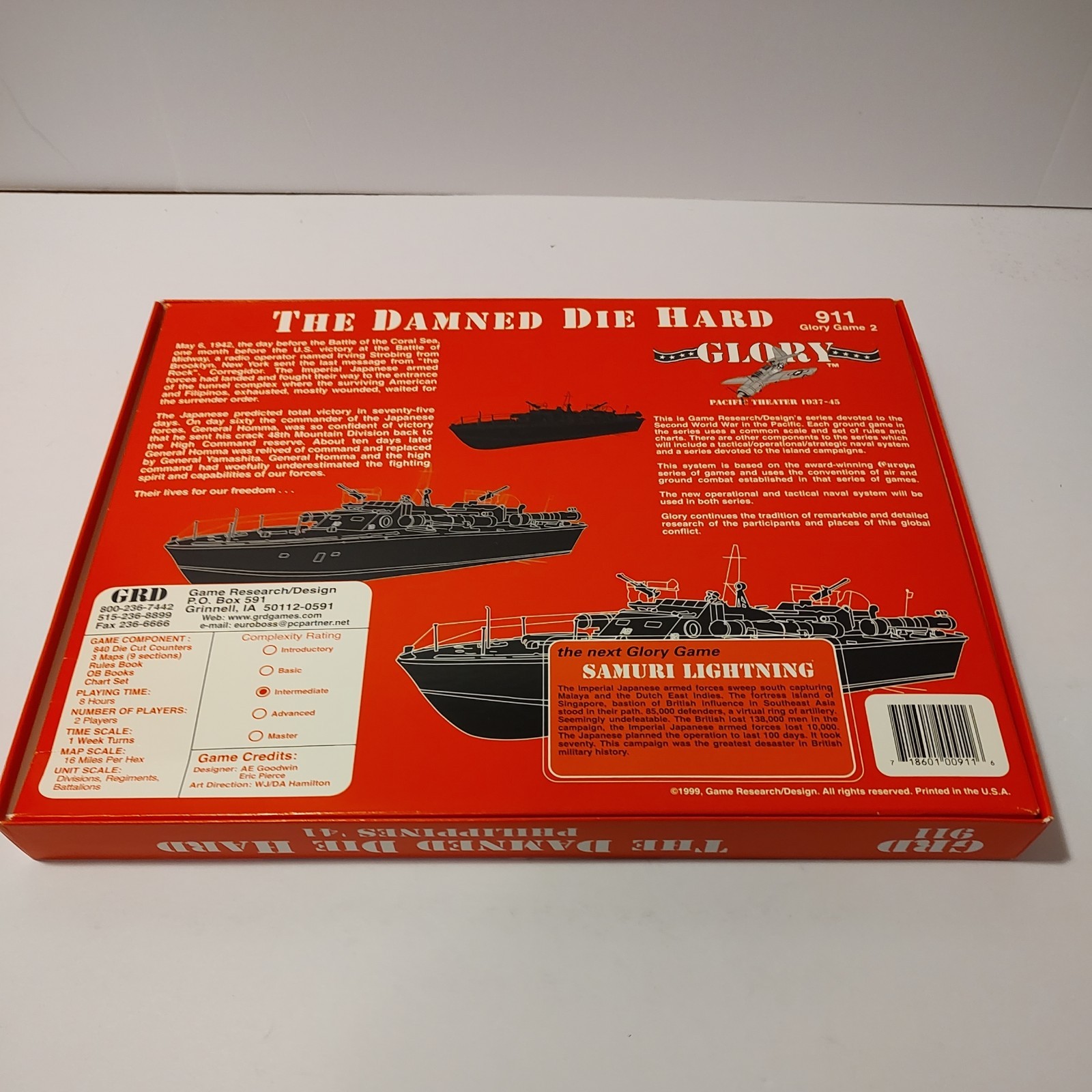 Damned Die Hard – Philippines ’41 – GRD 911 1999 – UNPUNCHED