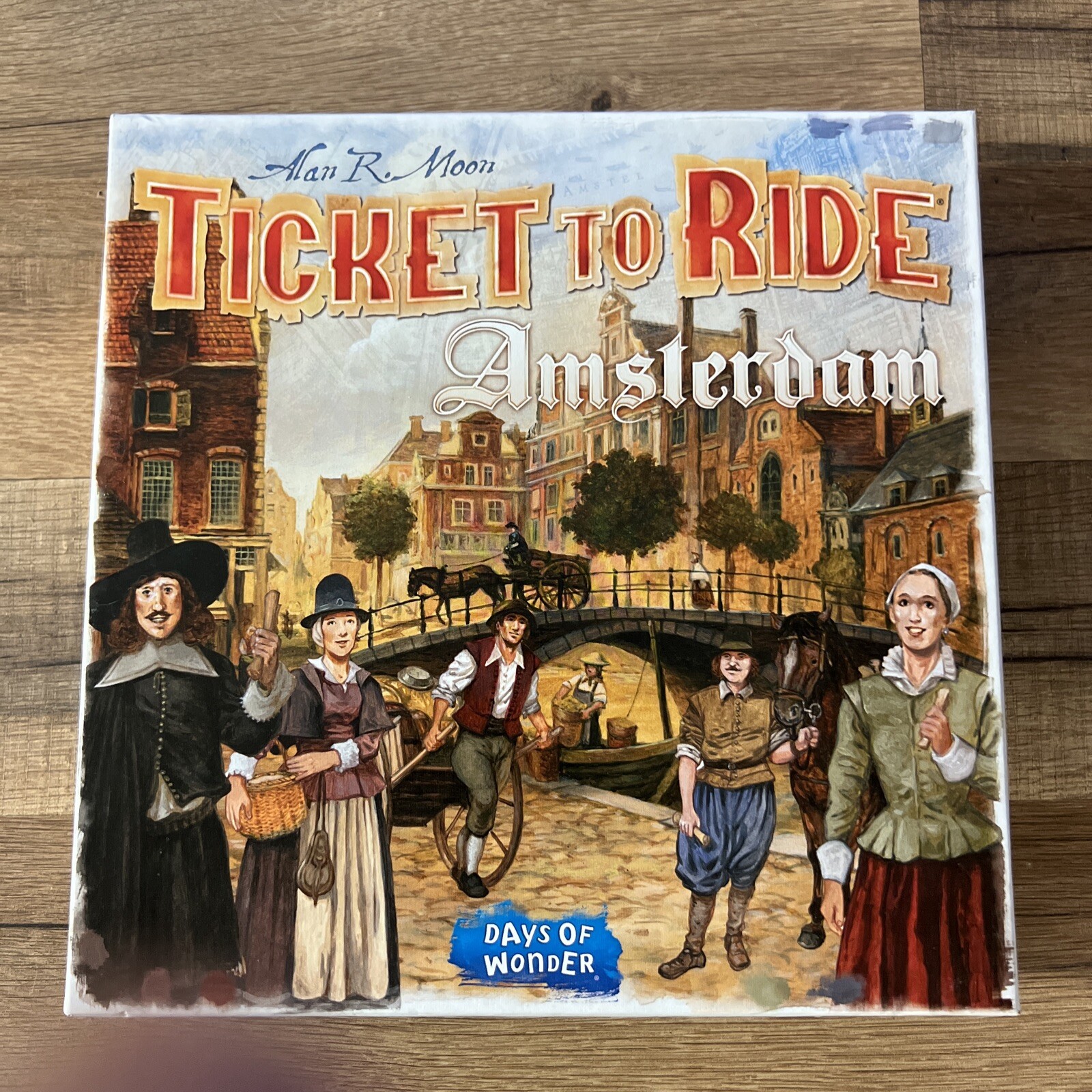 Ticket to Ride Train Amsterdam Adventure Board Game by Alan R. Moon , New!