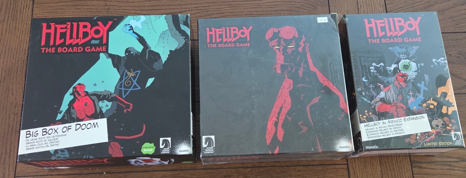 Hellboy The Board Game: Big Box of Doom Kickstarter + Core Game Retail + Mexico