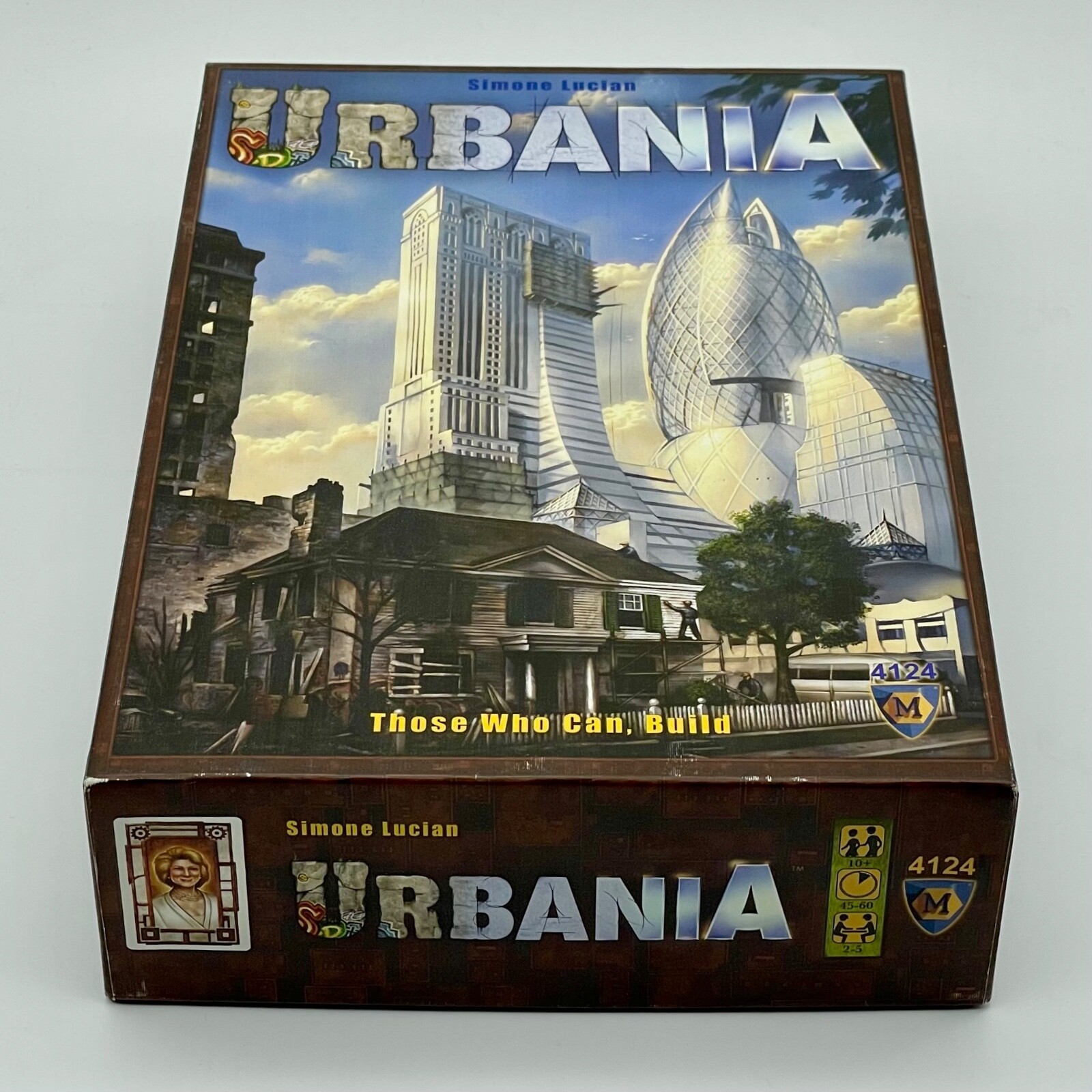 Urbania Board Game by Simone Lucian Mayfair Games 2012