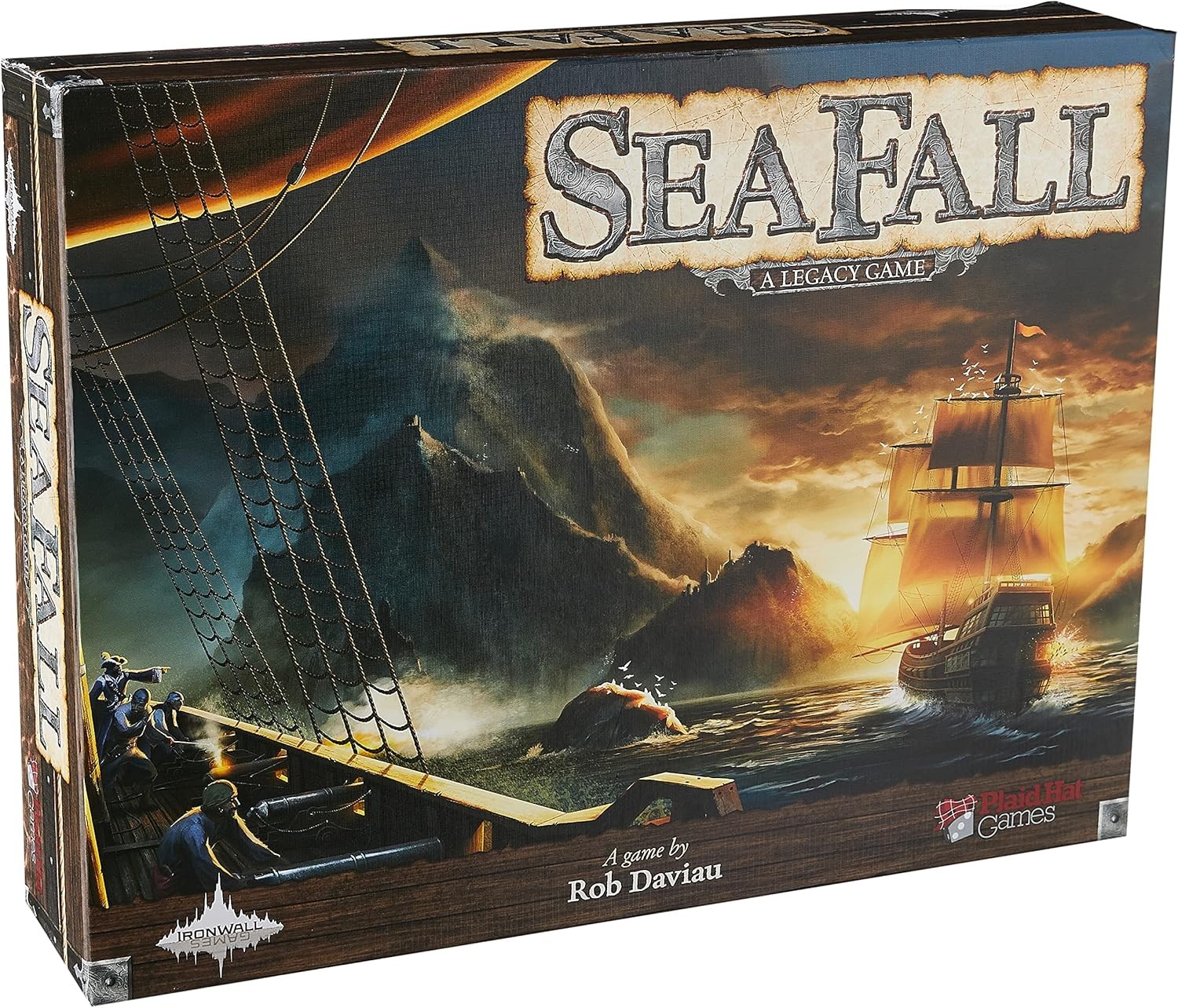 SeaFall: A Legacy Board Game by Rob Daviau Plaid Hat Games 2016 – New, Sealed