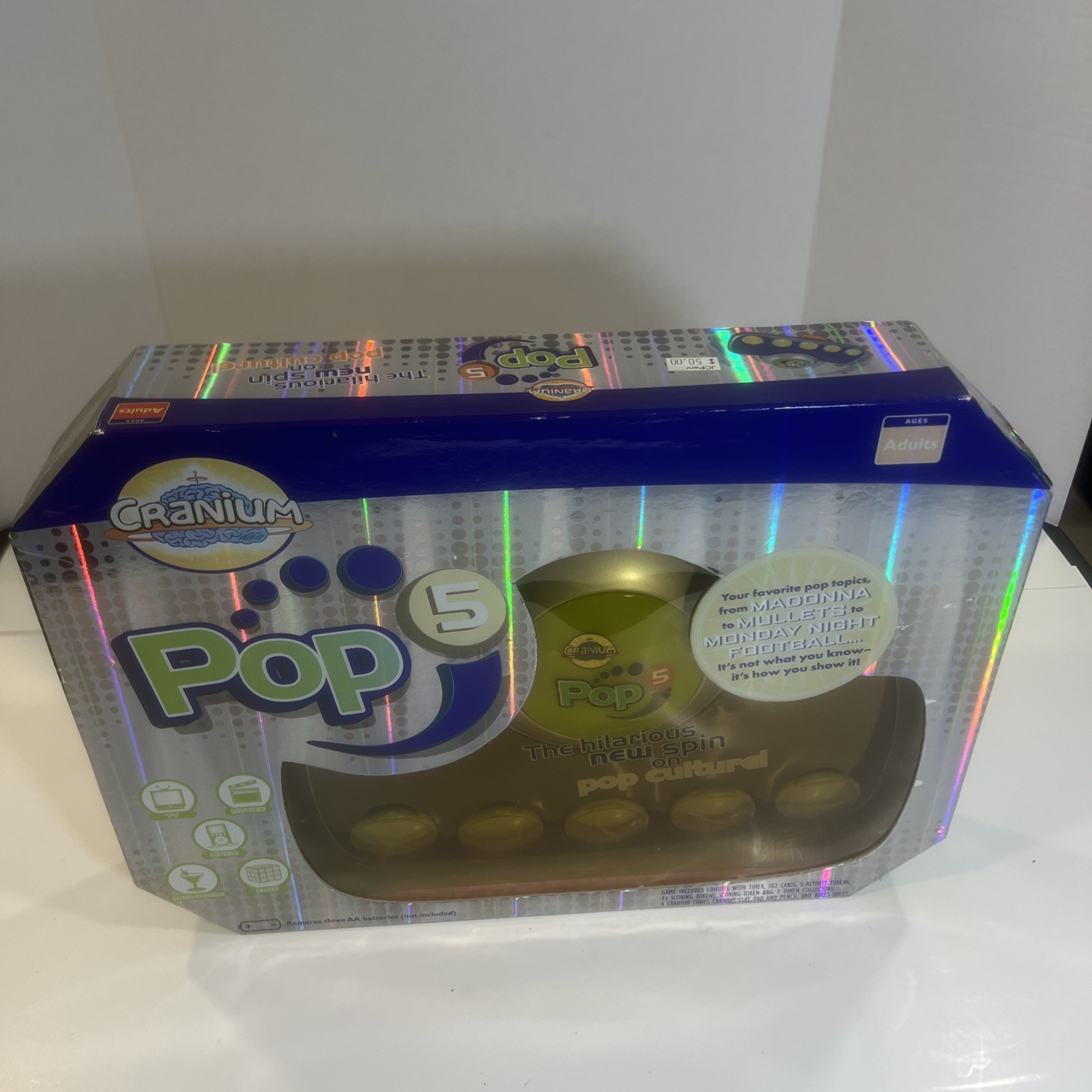 NEW Cranium Pop 5 Adult Pop Culture Trivia Console Board Game SEALED