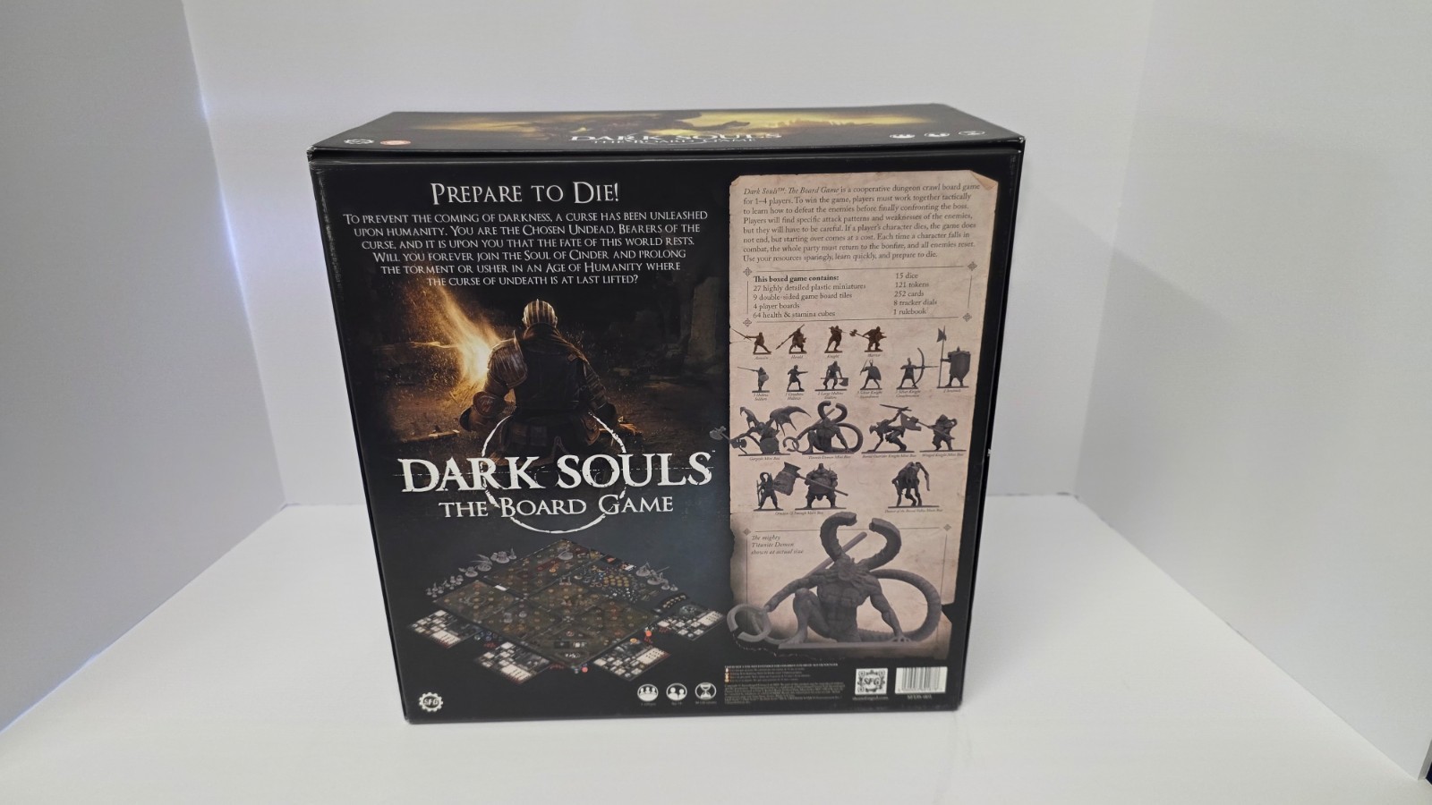 Dark Souls The Board Game – Open Box – Contents Sealed – Unpunched -Never Played