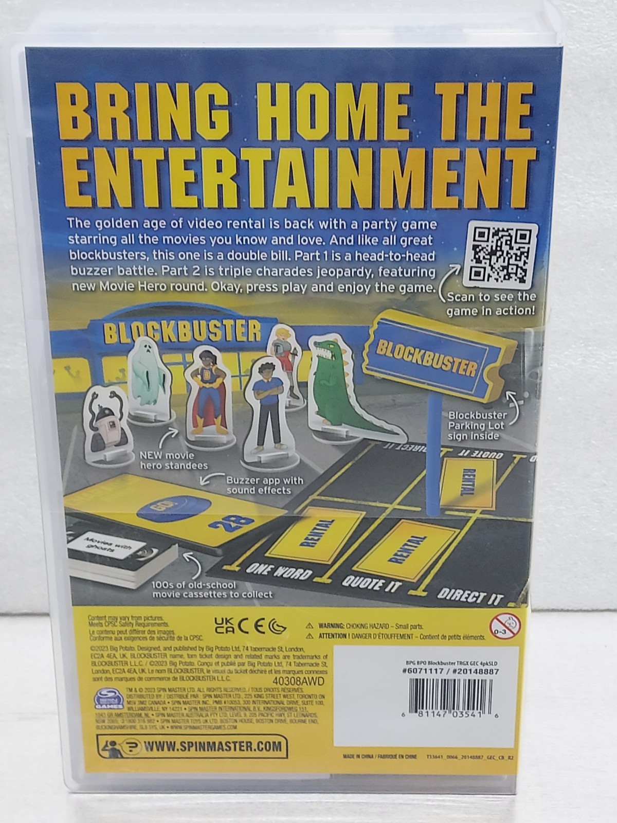 Blockbuster The Game Featuring Movie Hero Round 4 Plus Players Spin Master Games
