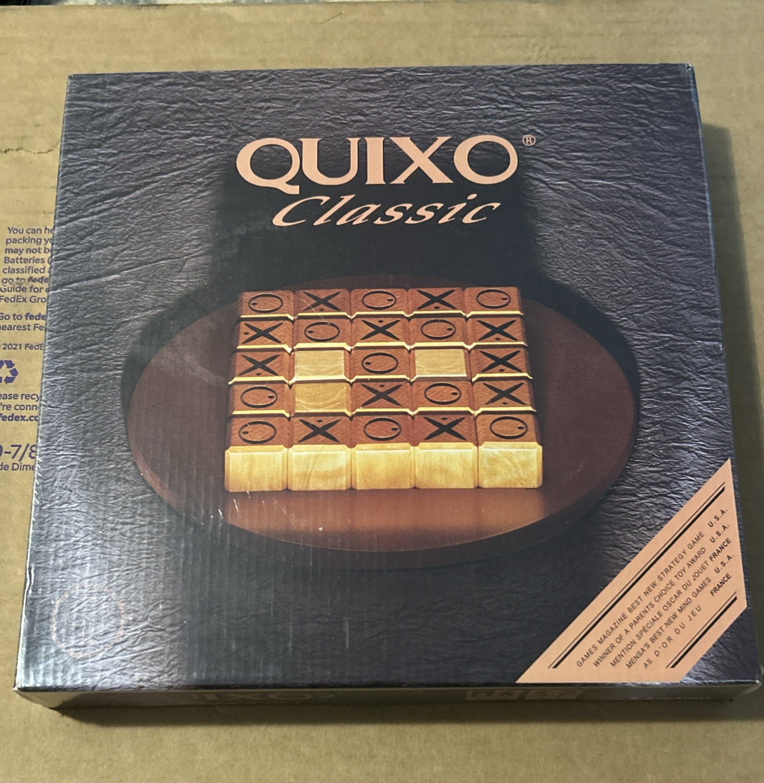 Quixo Abstract Strategy Board Game 1995 Vintage Gigamic – NEW SEALED