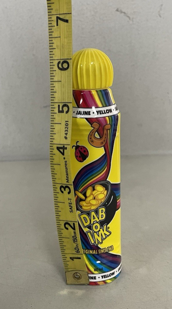 Dab O Ink Set of 3 Yellow Bingo Markers Daubers 3 Ounces Each Win With These New
