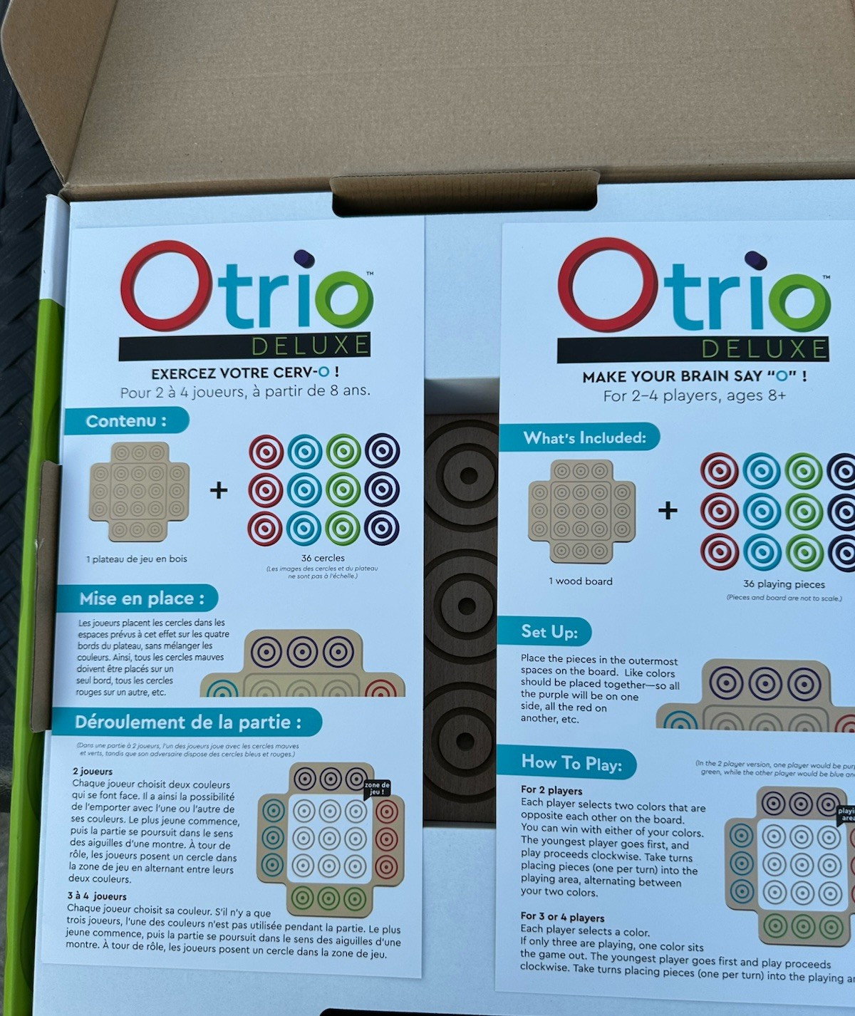 2022 Marbles Brain Workshop Otrio Deluxe Board Game (Complete) Excellent!
