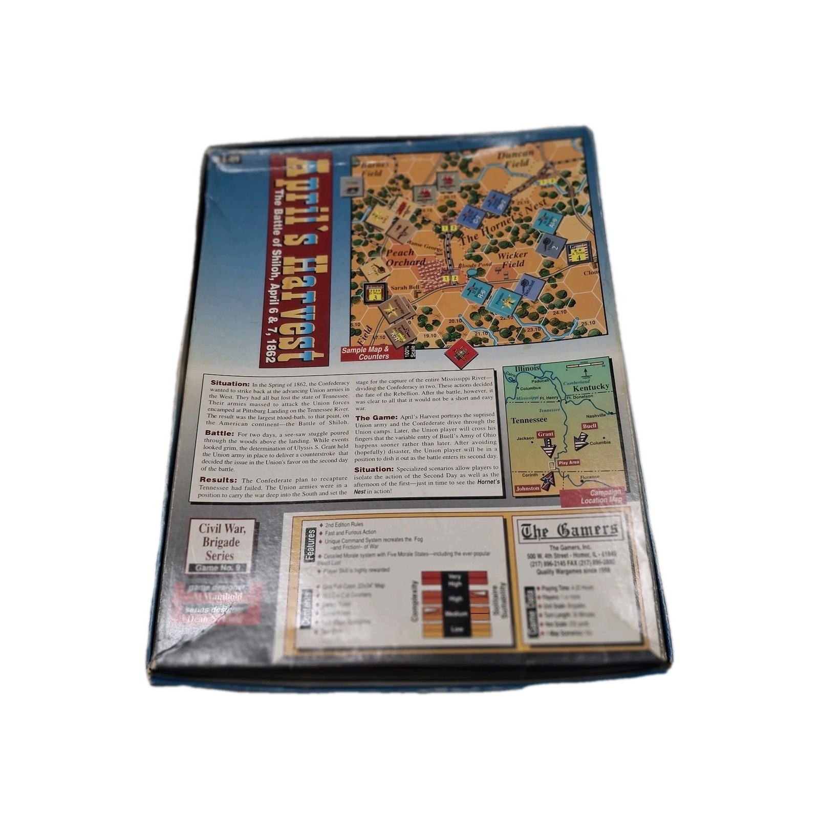 April’s Harvest: The Battle of Shiloh, April 6 & 7, 1862 (Unpunched) CWBS NO. 9