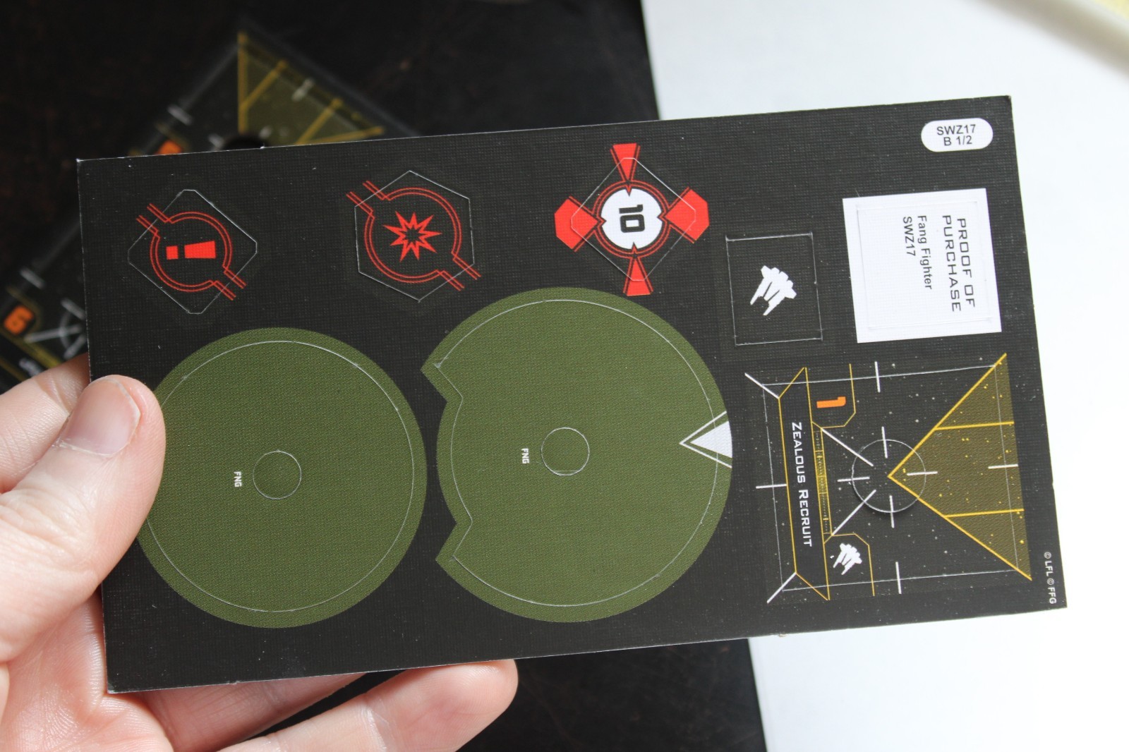 TOKENS ONLY – X-Wing Miniatures Game: Fang Fighter Expansion Pack 2.0