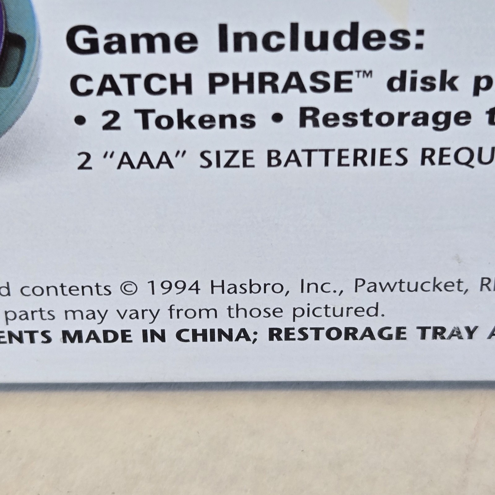 1994 CATCH PHRASE Game by Parker Brothers **COMPLETE**