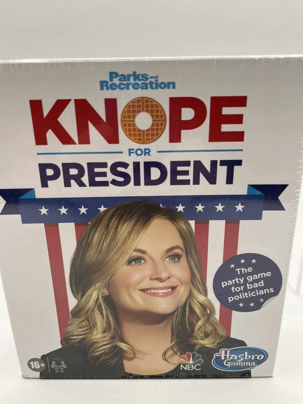 NBC PARKS & RECREATION Knope For President Party Card Game NEW Sealed Hasbro