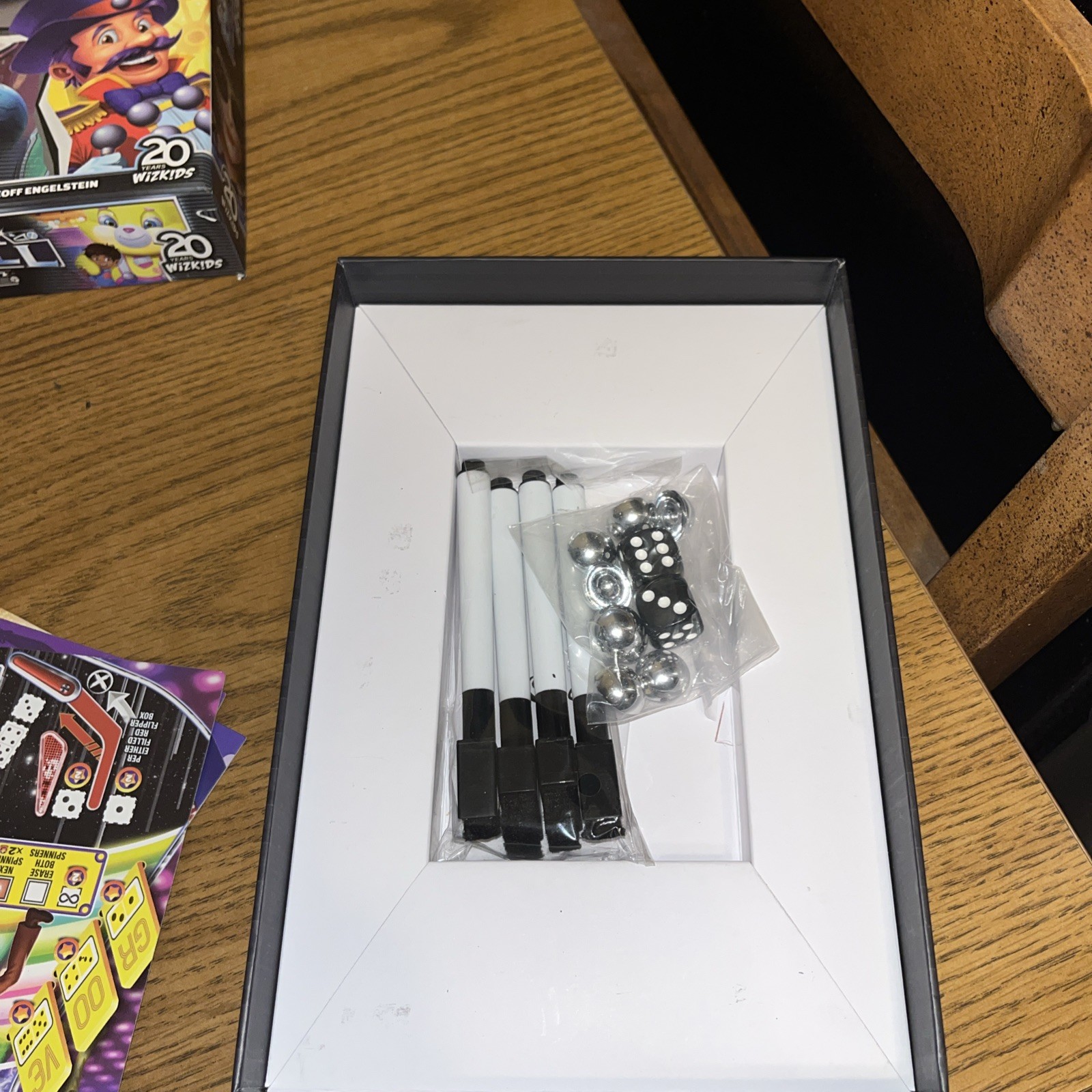 WizKids Super-Skill Pinball 4-Cade Roll & Write Pinball Dice Game New Open Box