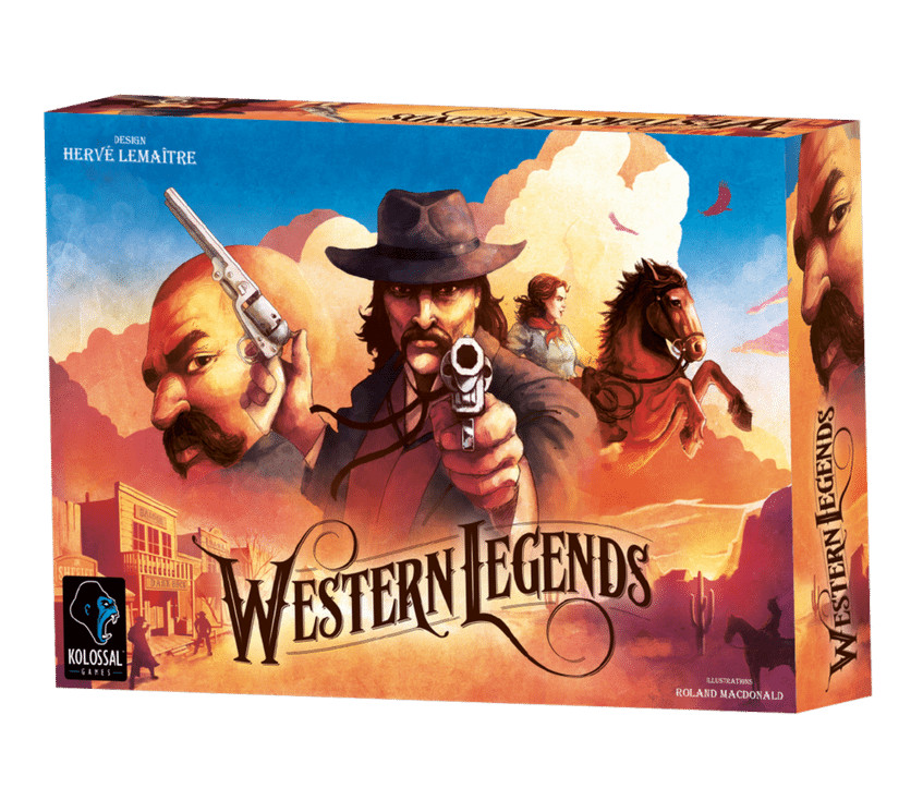 Western Legends Board Game Kolossal Games Open World Sandbox Strategy NEW SEALED