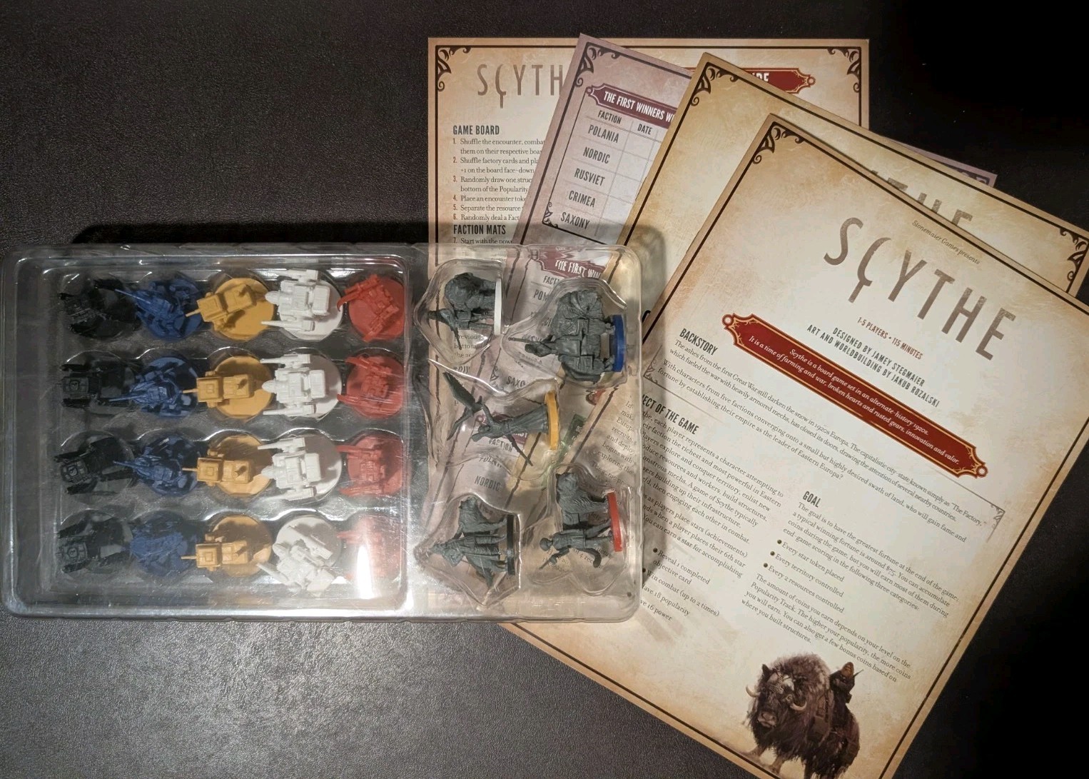 Scythe Board Game + Extras